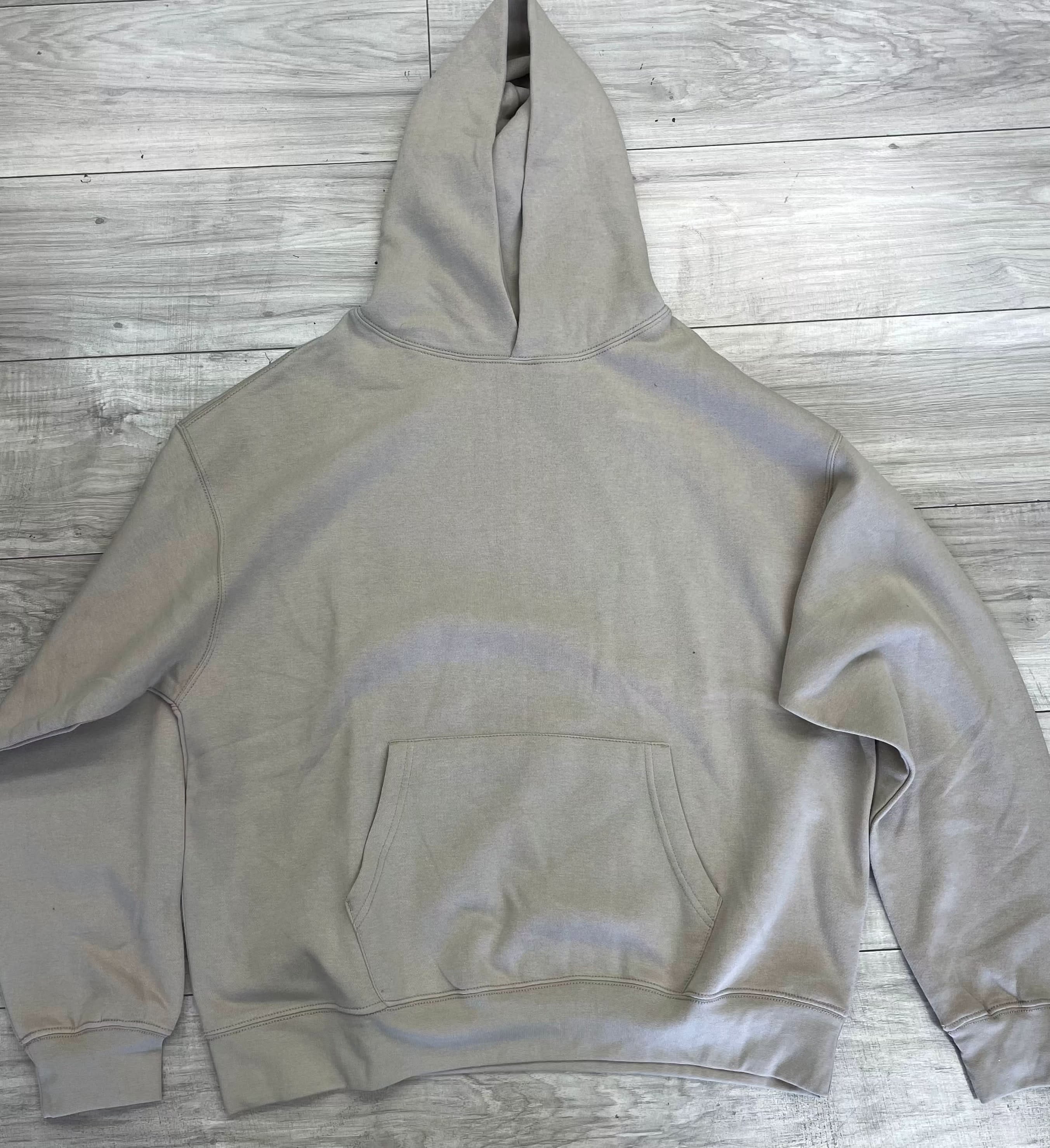 Royal Blue “Plain Hoodie” (Dark Beige)