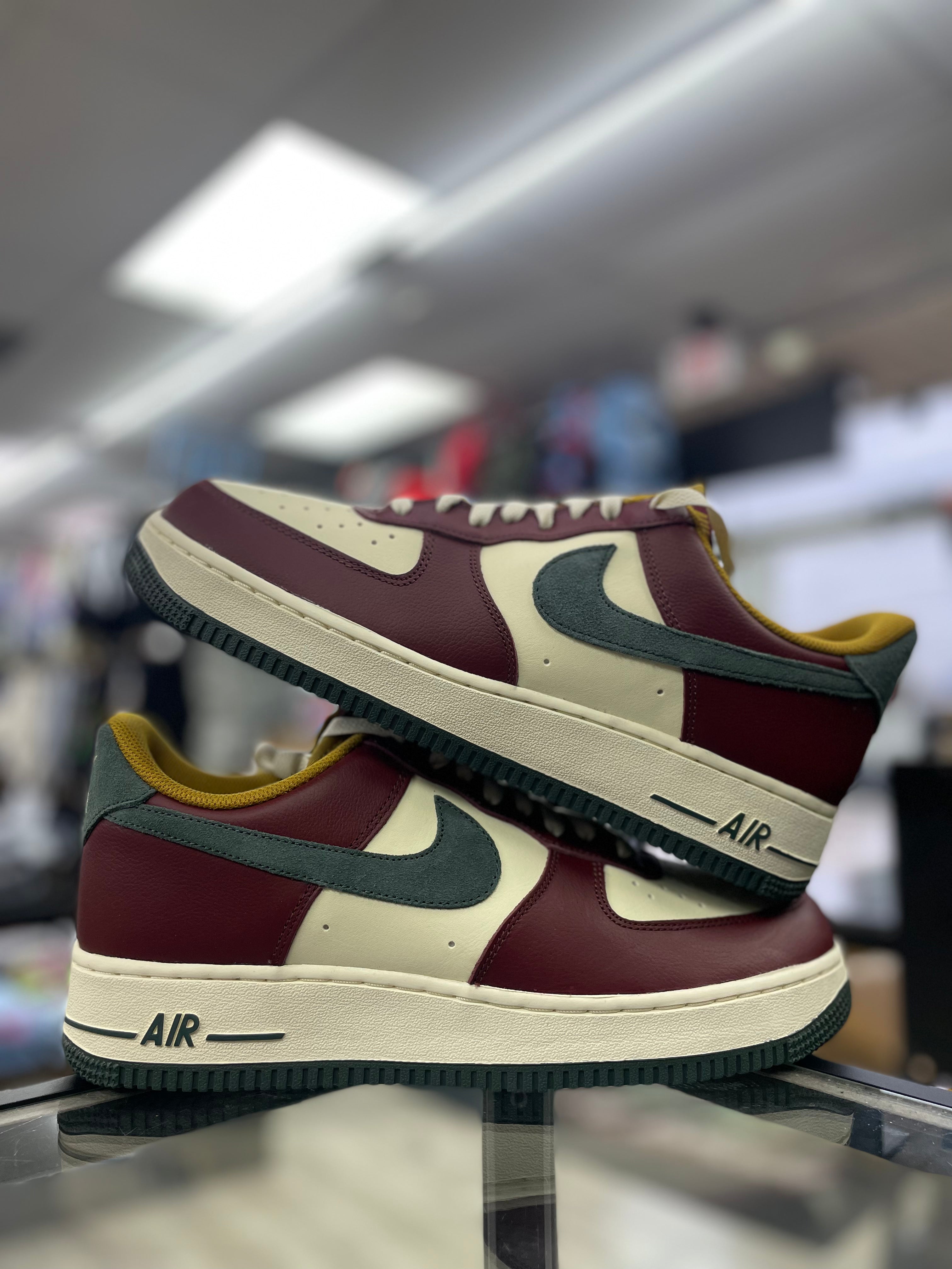 Nike Air Force 1 Low “Dark Team Red Vintage Green”