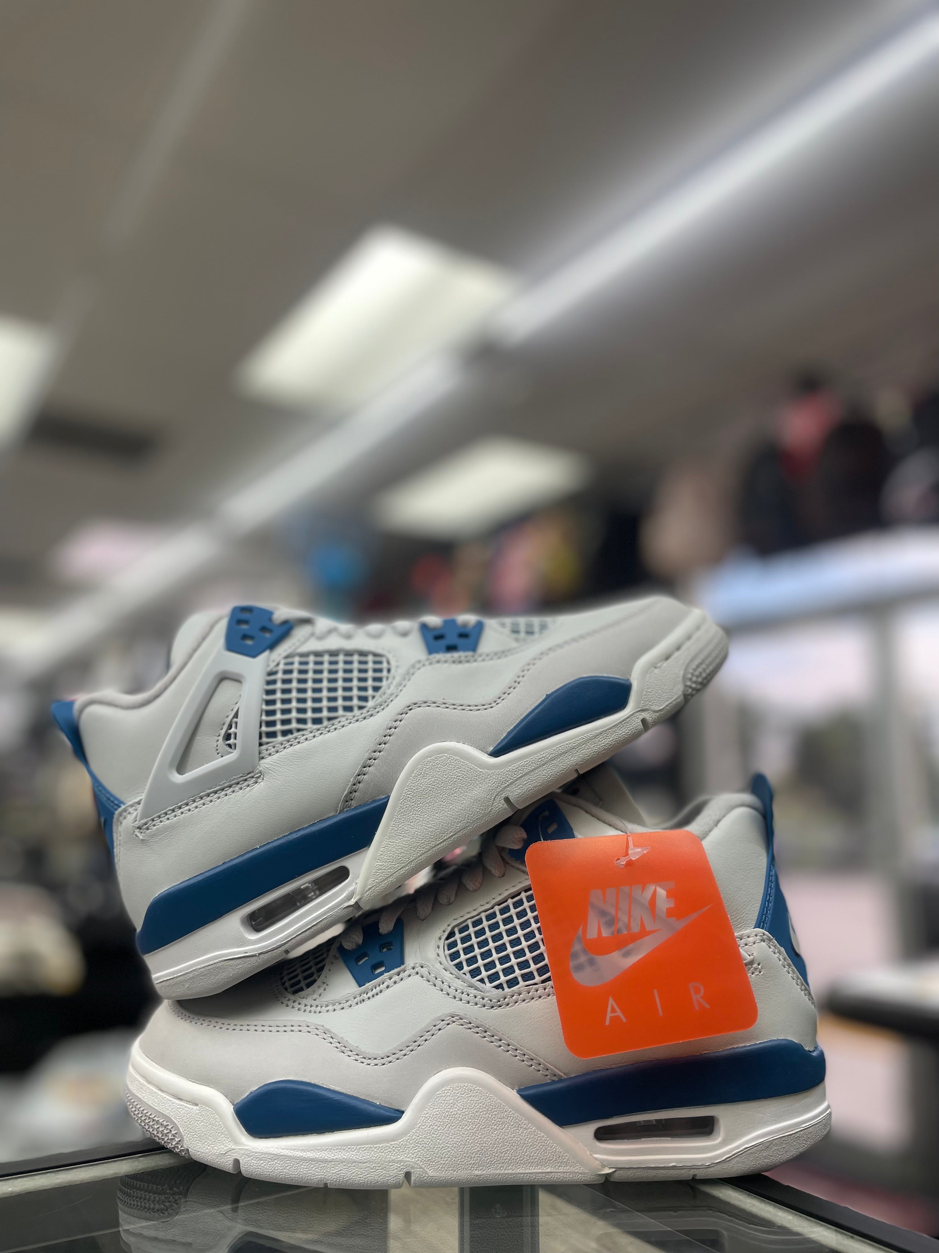 Air Jordan Retro 4 “Military Blue” (GS)