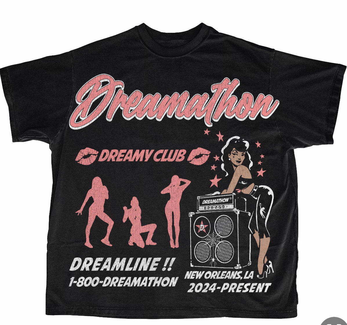 Dreamthon “Dreamy Club” Black Tee