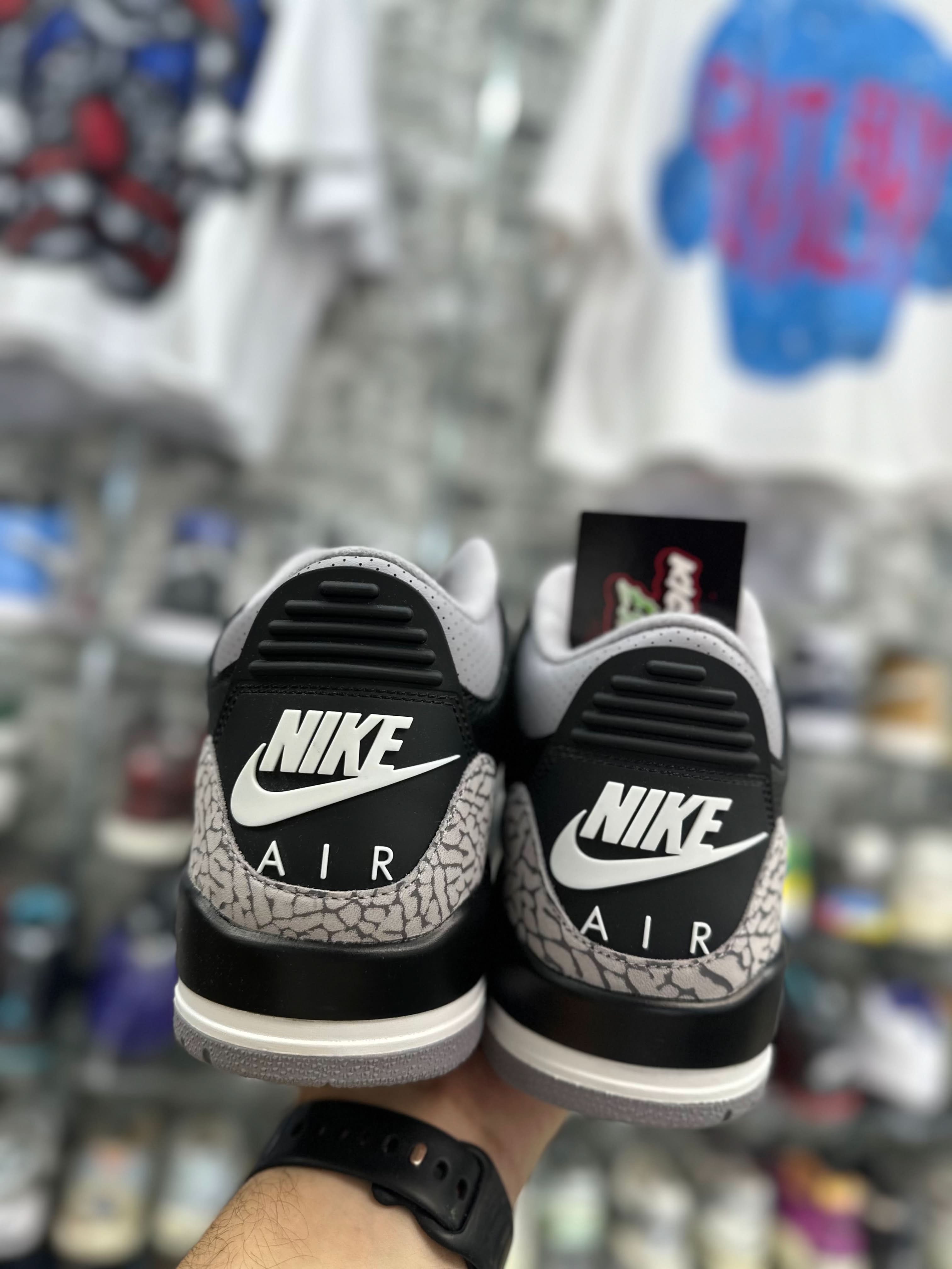 Air Jordan Retro 3 Black Cement Reimagined Men