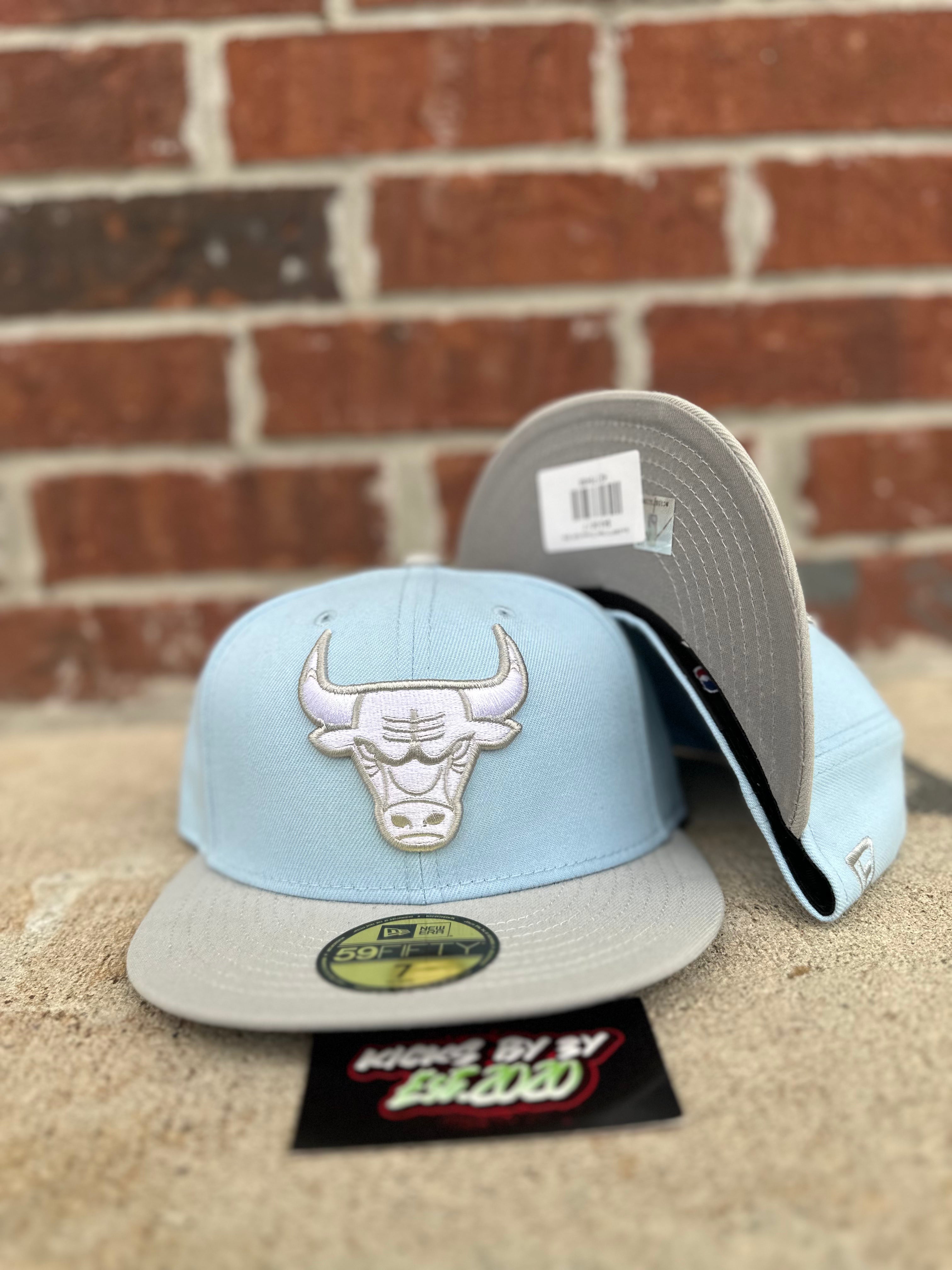 New Era 59FIFTY Fitted "Chicago Bulls" (Baby Blue/Grey) 60615555