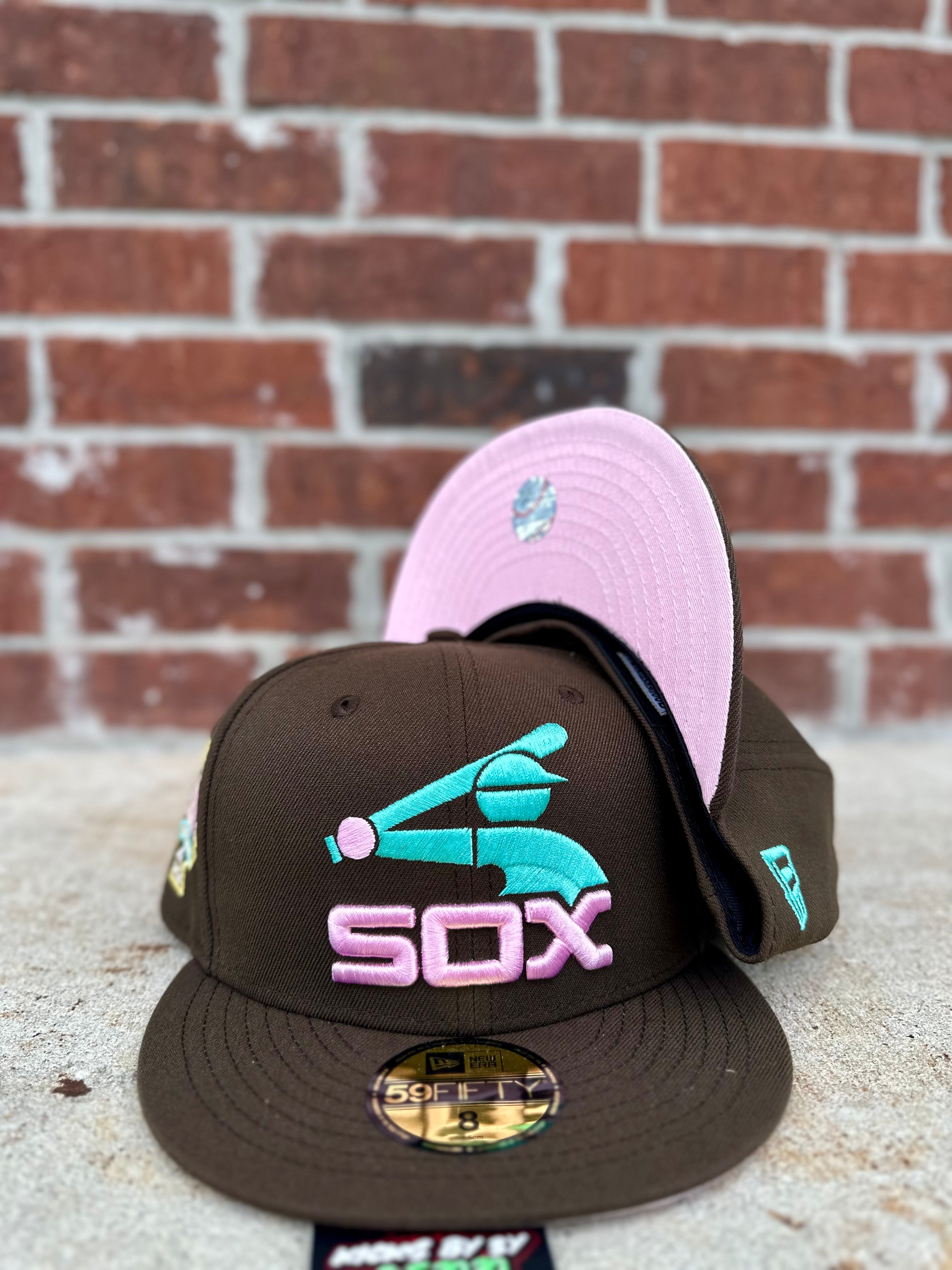 New Era 59 FIFTY Fitted "Chicago White Sox" Mocha Brown/Mint/Ice Cream Pink