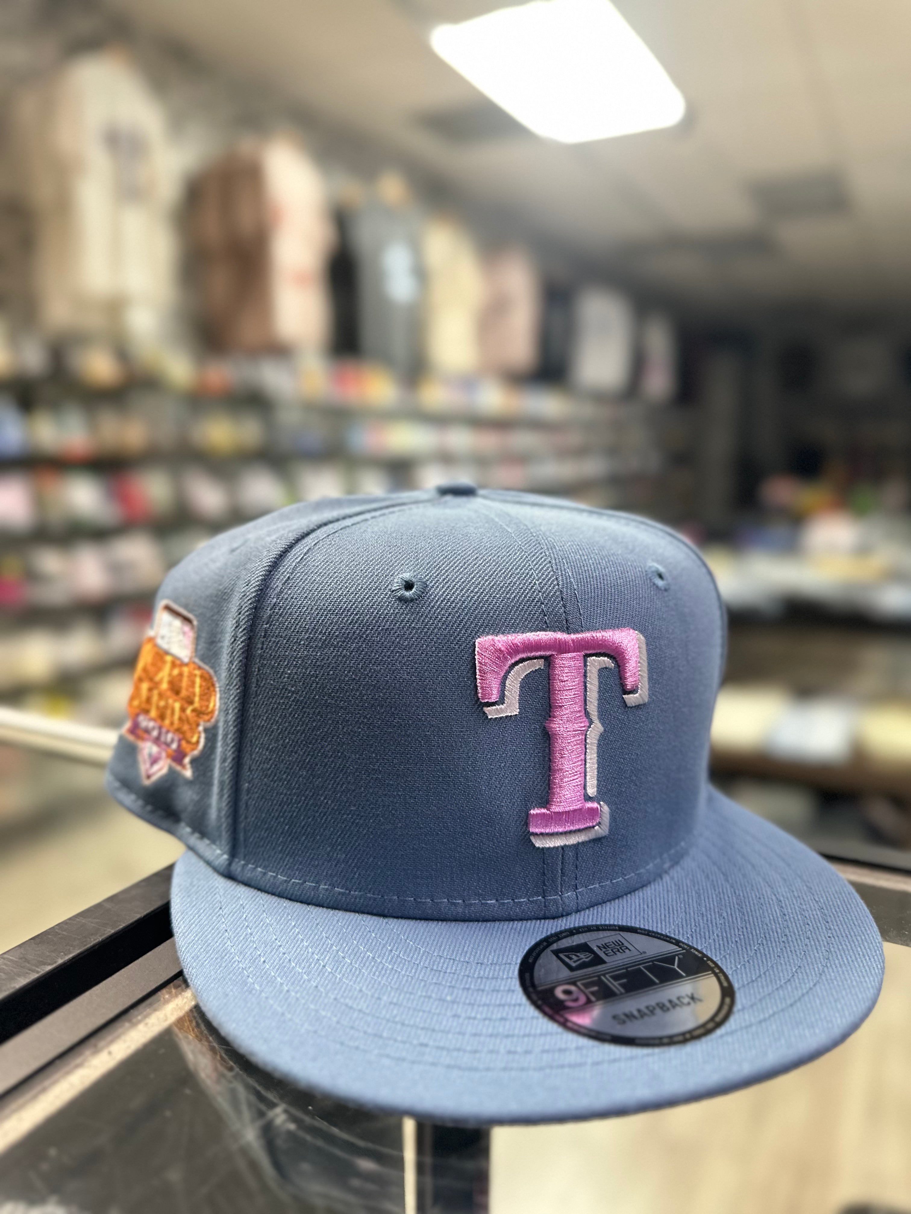 New Era 9Fifty Snapback "Texas Rangers 2010 World Series Baby Blue /Pink Colorpack" 60449870