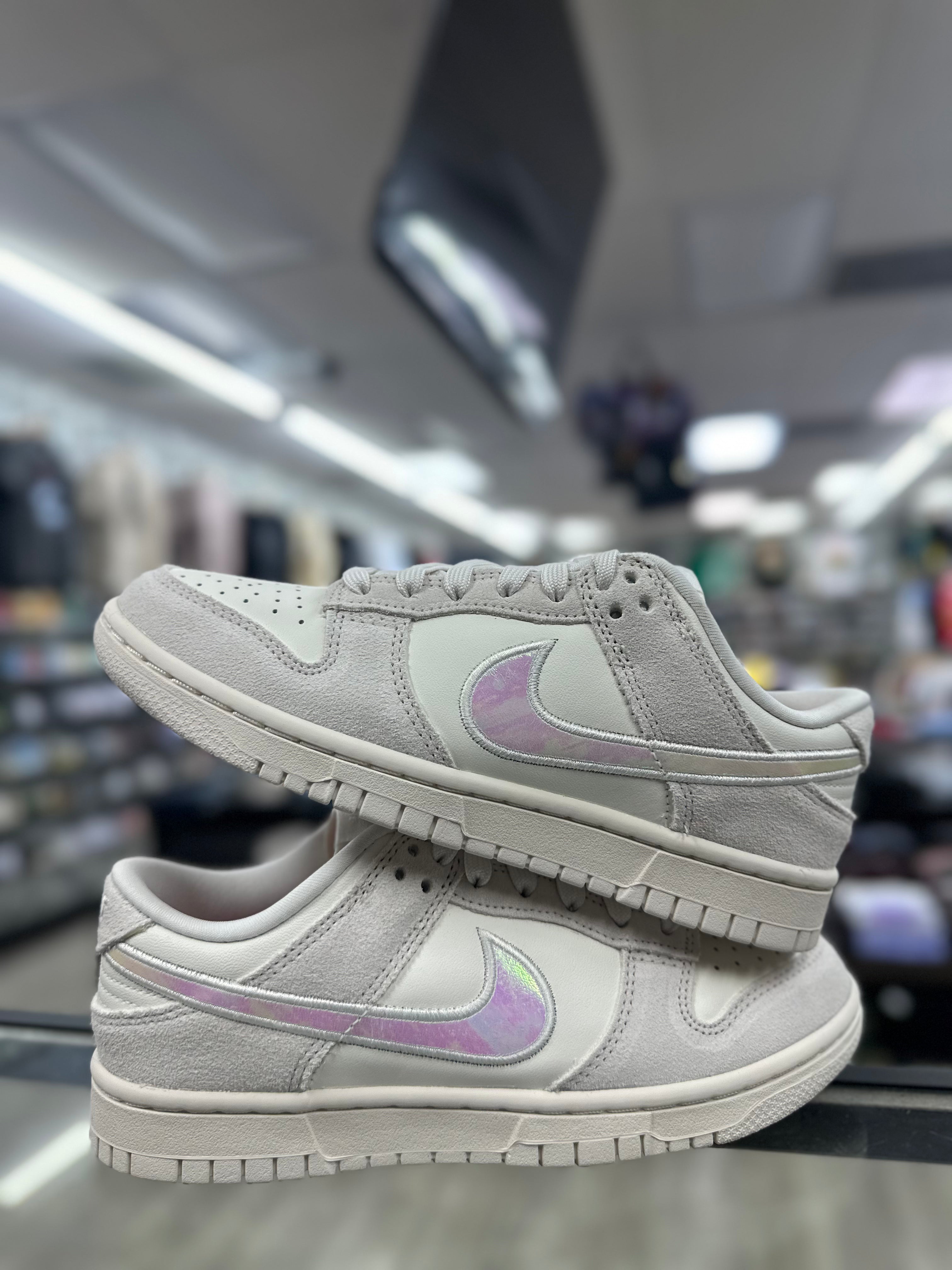 Nike Dunk Low "Sail Iridescent Swoosh" (Men)