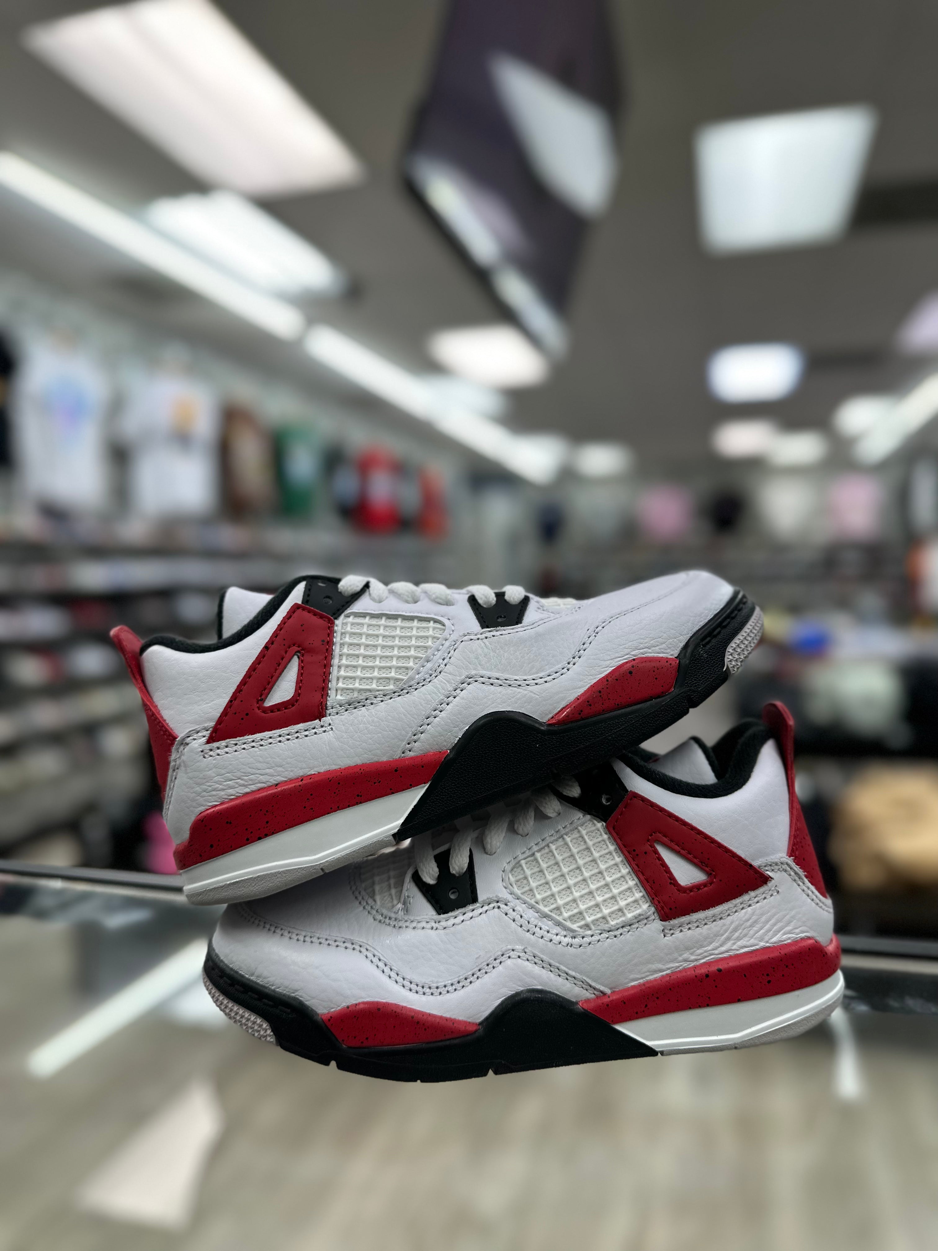 Air Jordan Retro 4 "Red Cement" (PS)