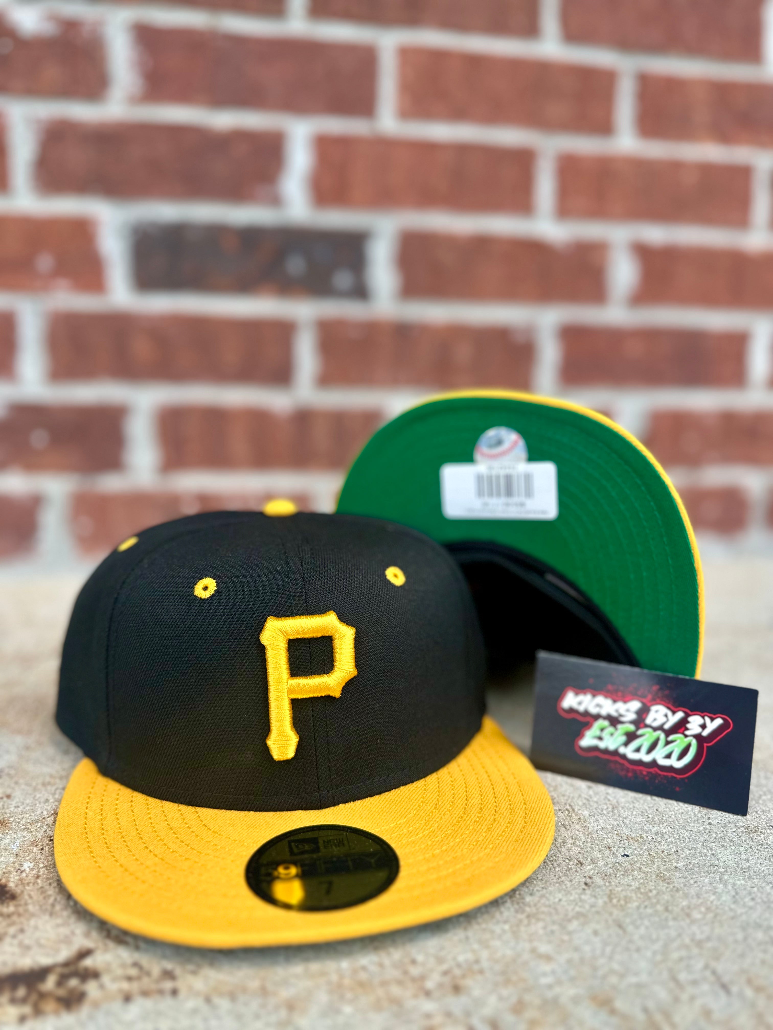 New Era 59 FIFTY Fitted "Pittsburgh Pirates" Black/Gold Brim