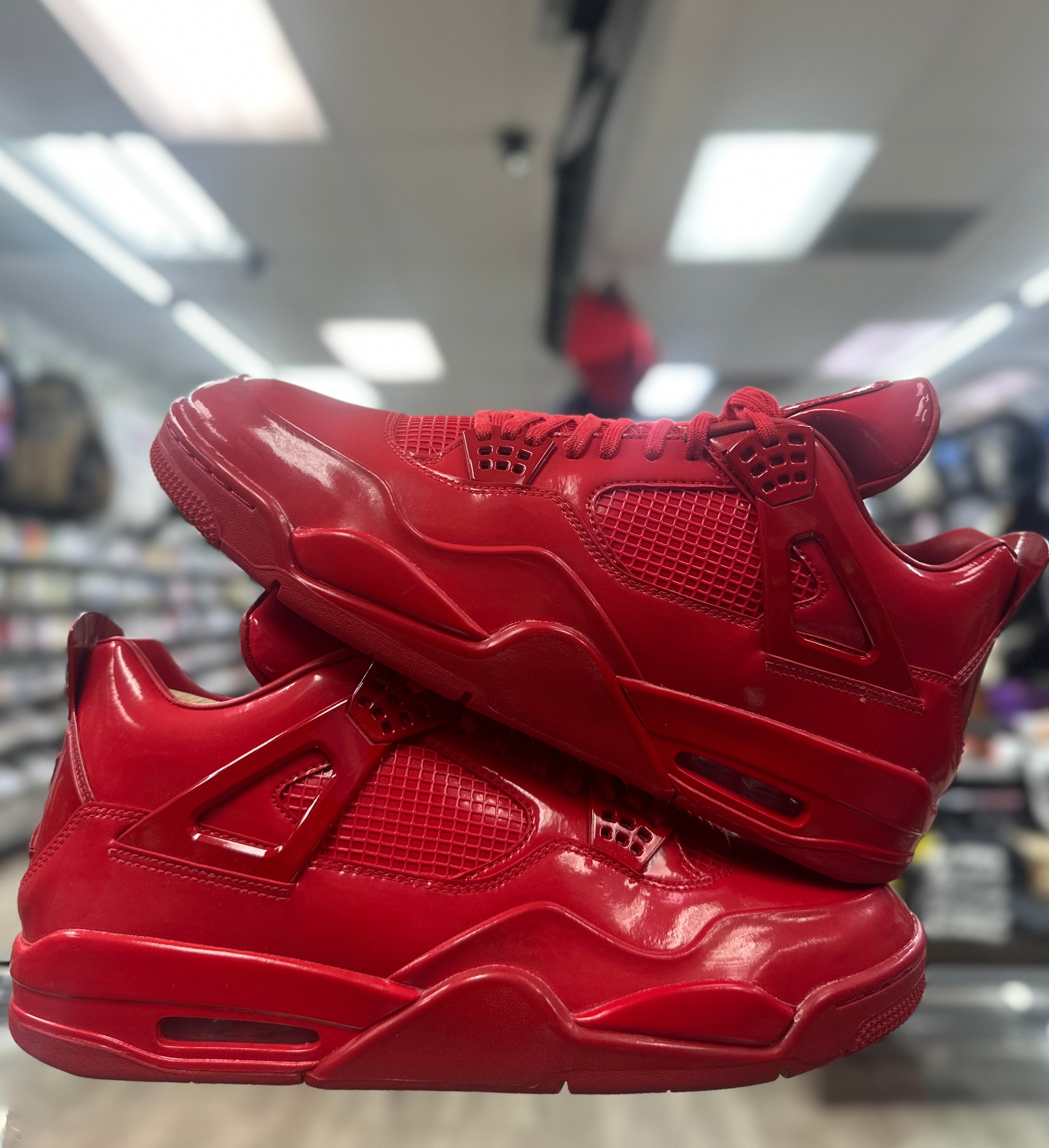 Jordan retro 4 lab red on sale