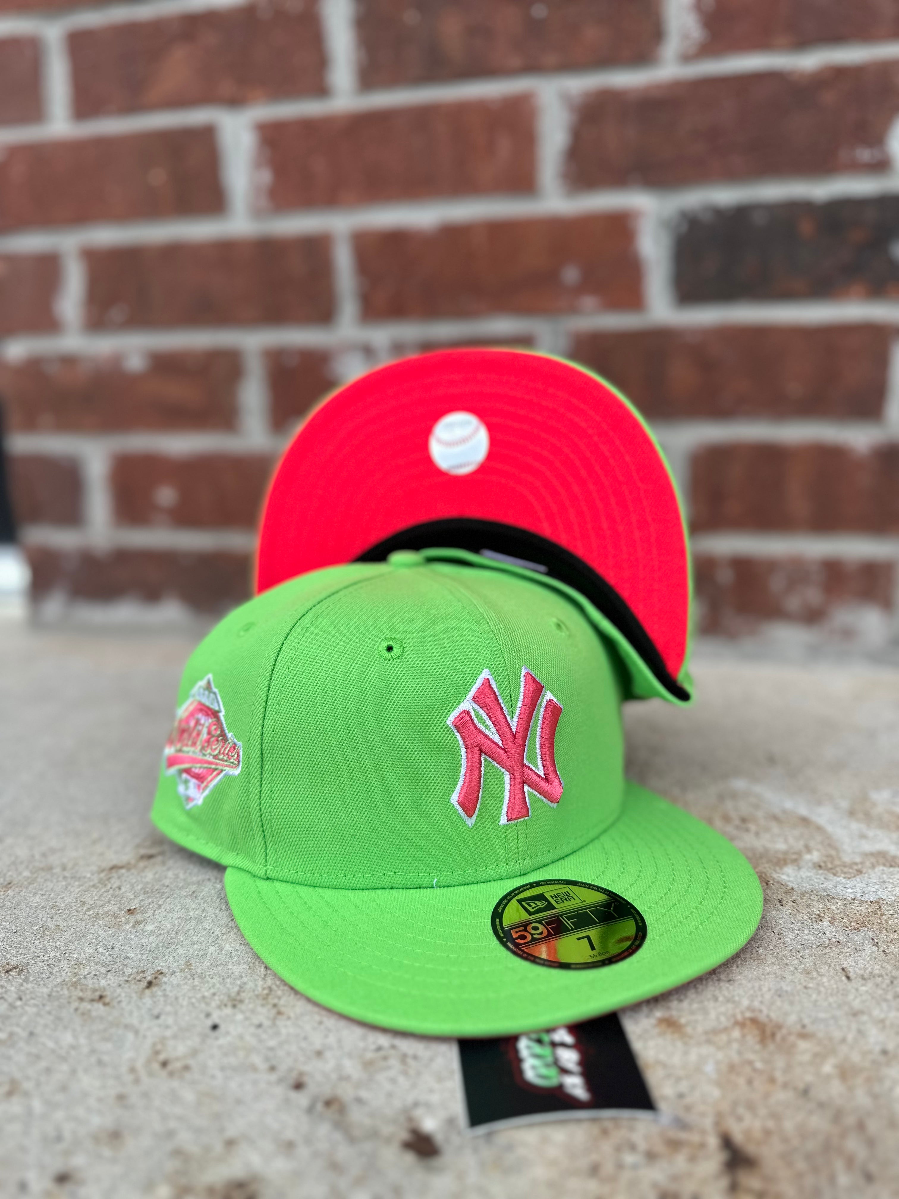 New Era 59 FIFTY Fitted "New York Yankees" 1989 World Series Green/Pink