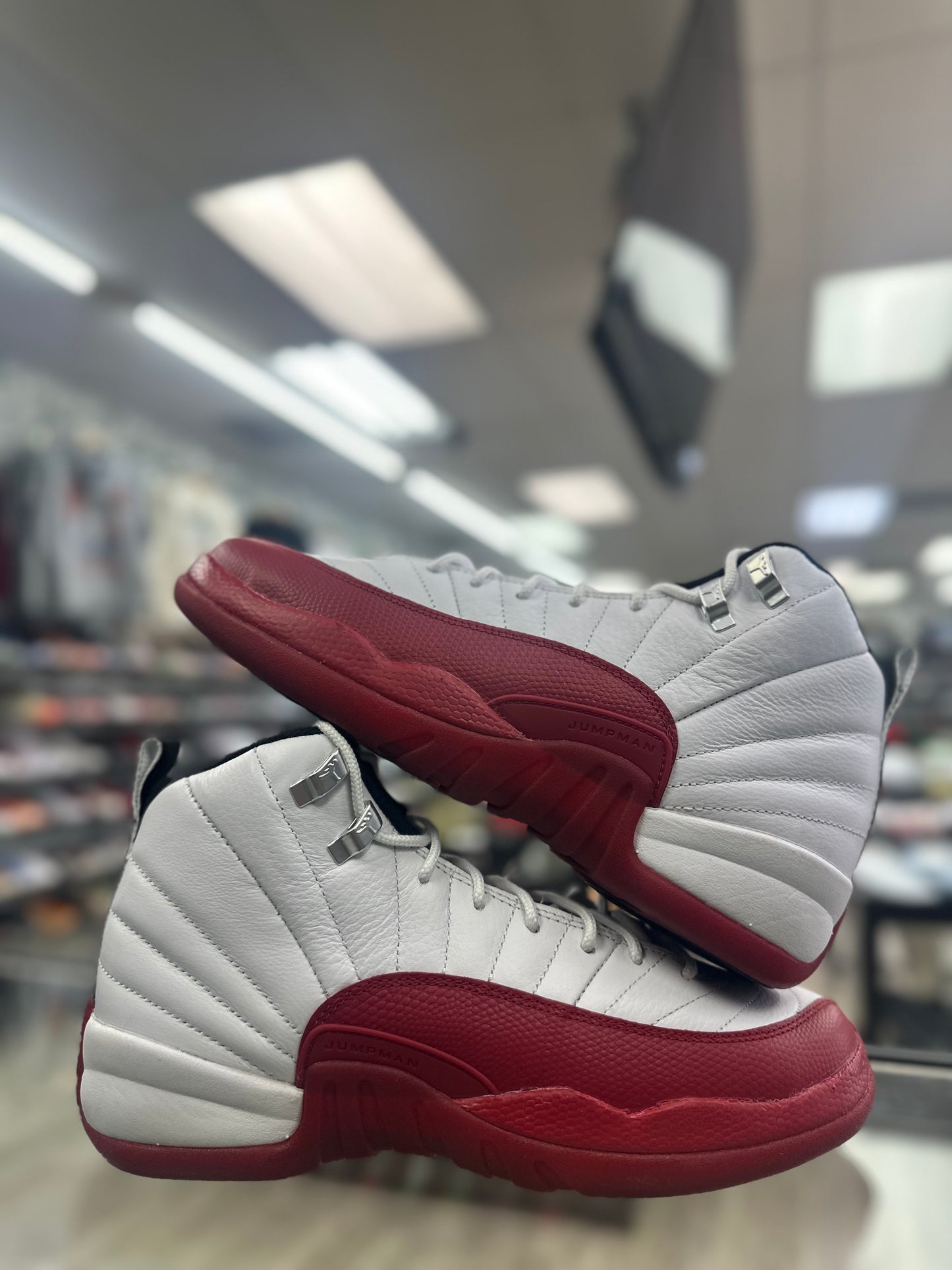 Jordan retro hotsell 12 cherry red