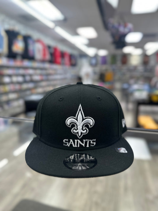 New Era 9Fifty "New Orleans Saints" BLACK/WHITE SNAPBACK