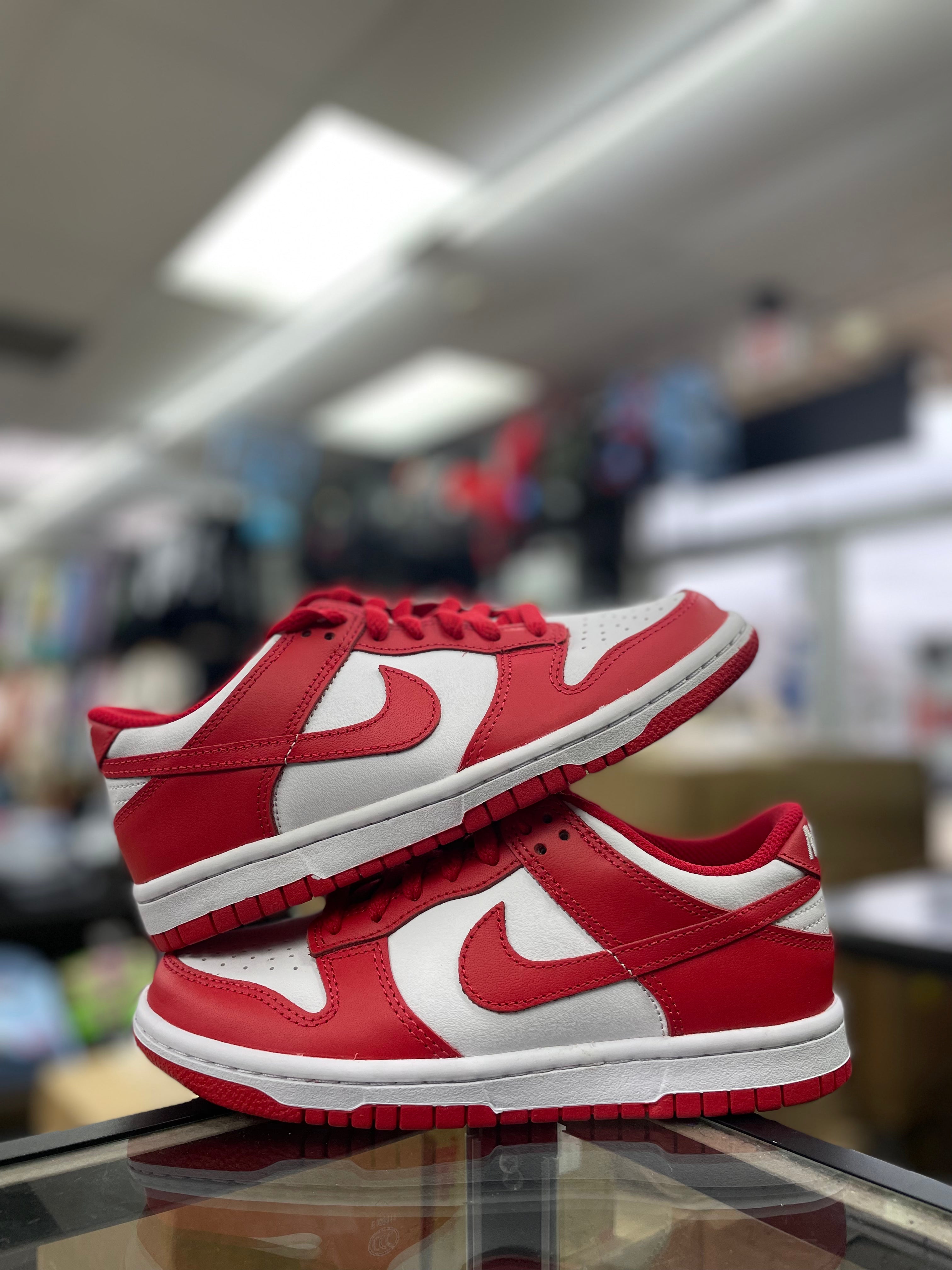 Nike Dunk Low "White/University Red" (GS)