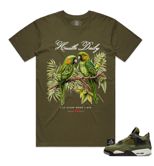 Hasta Muerte "Tropical Bird" (Army Green)