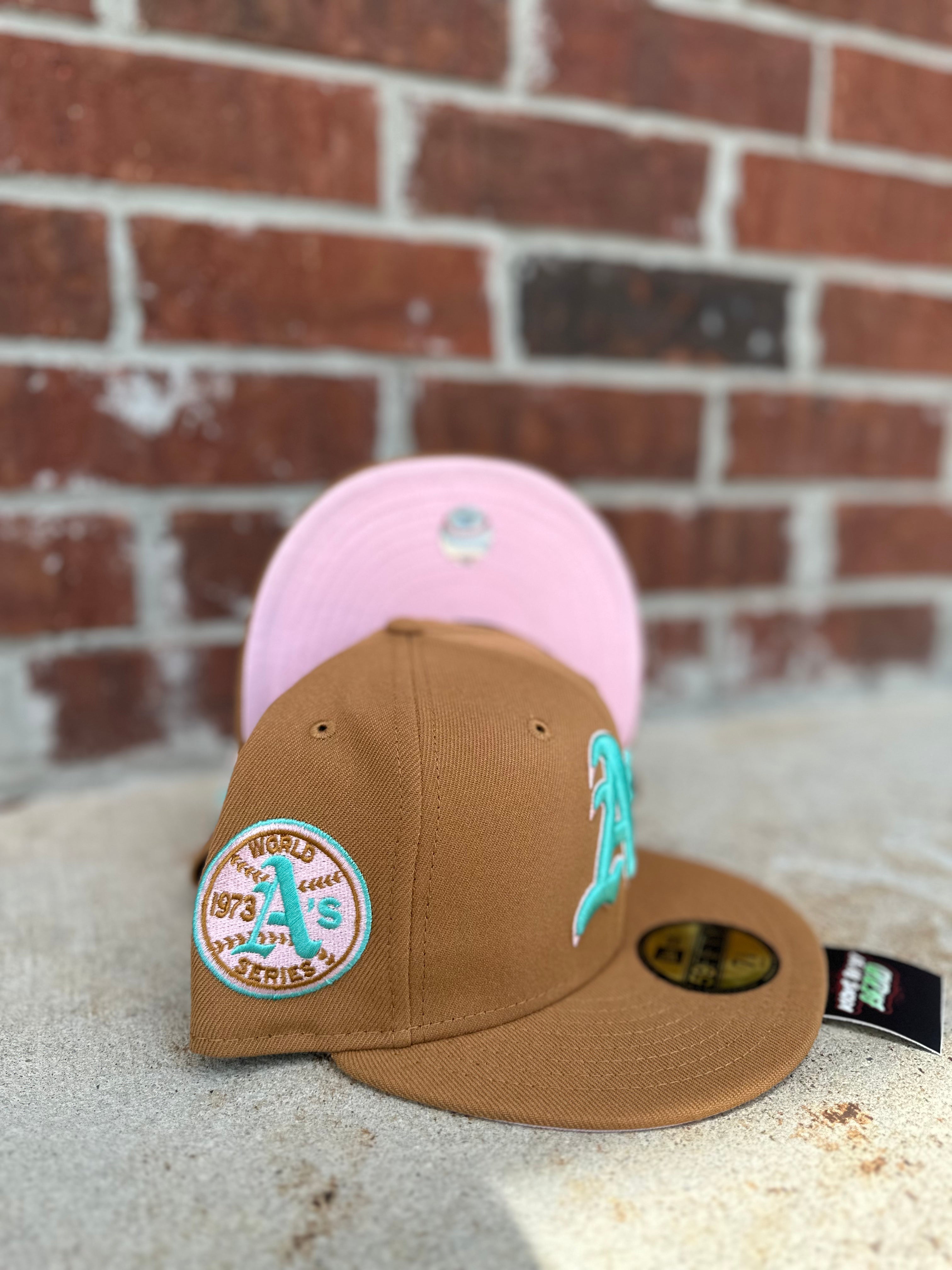 New Era 59 FIFTY Fitted "Oakland Athletics" Brown/Teal 1973 World Series