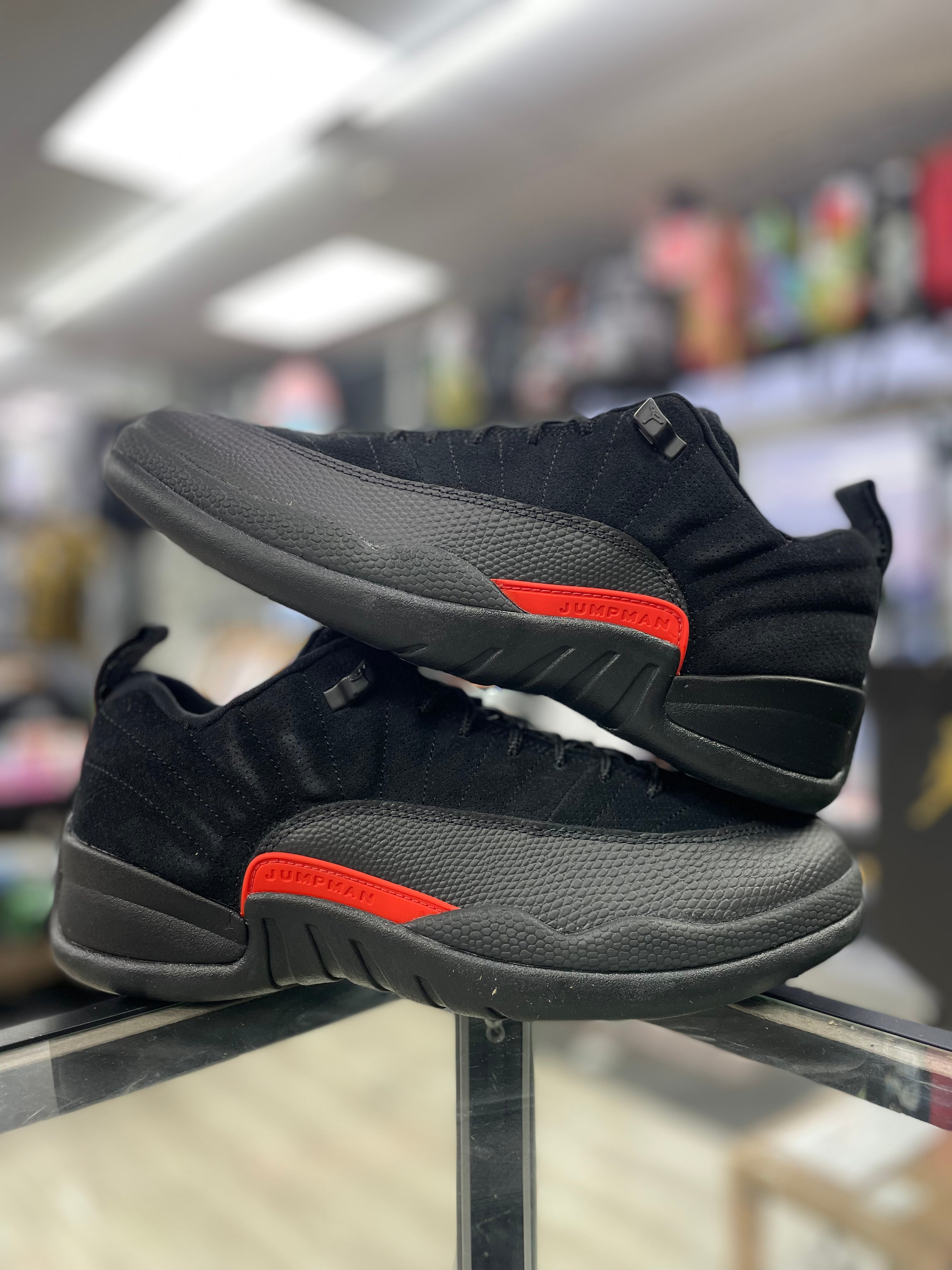 Jordan 12 grey orange on sale