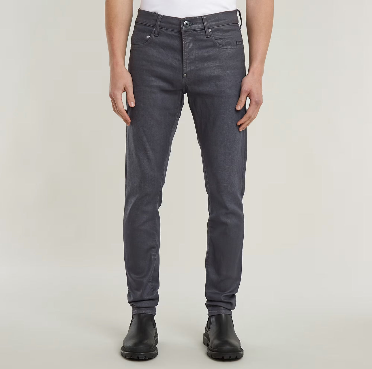 G-Star Raw "Revend FWD Skinny Jeans" (Worn In Grey Clay)