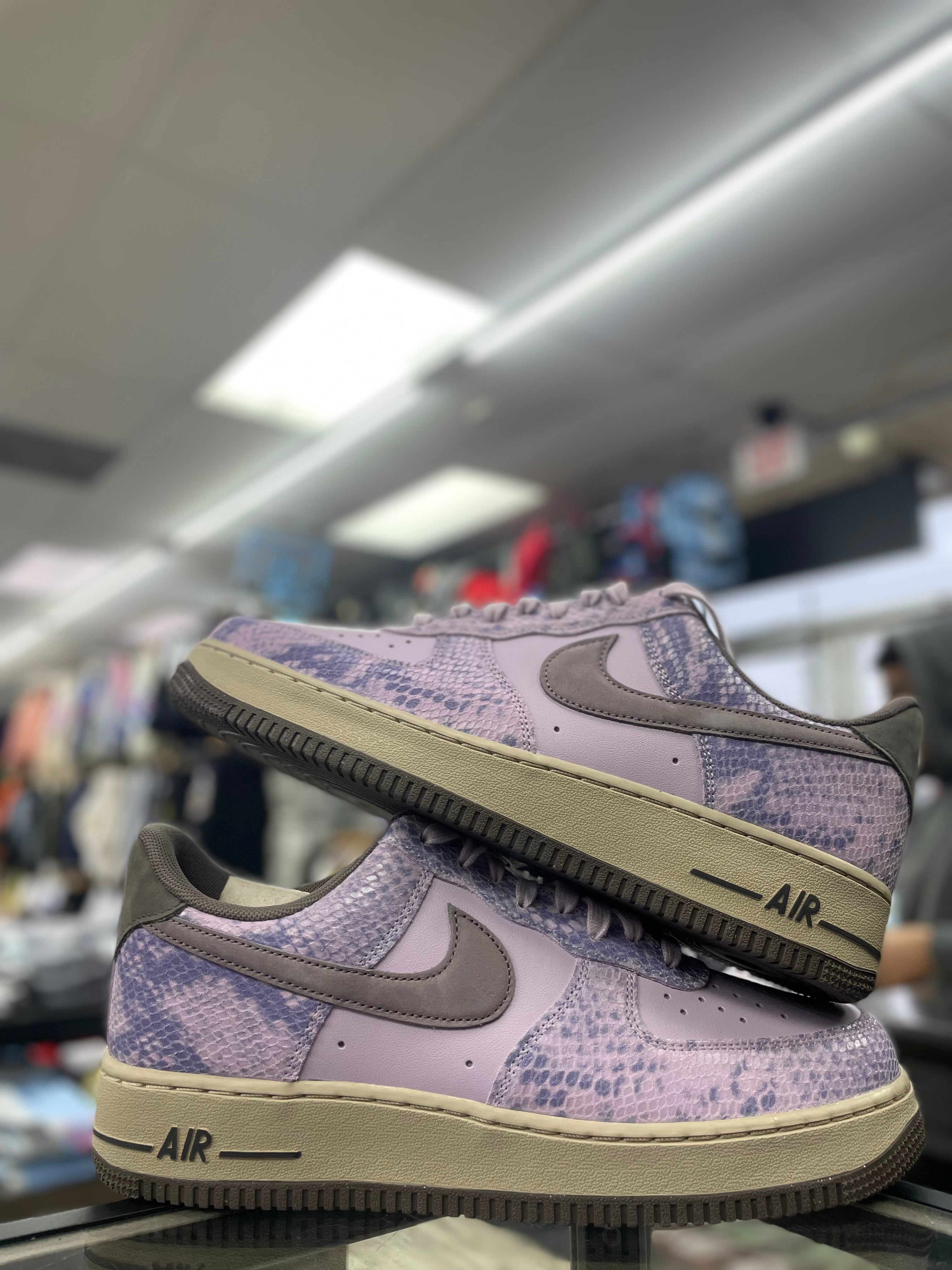 Nike Air Force 1 Low "Purple Snakeskin" (Men)