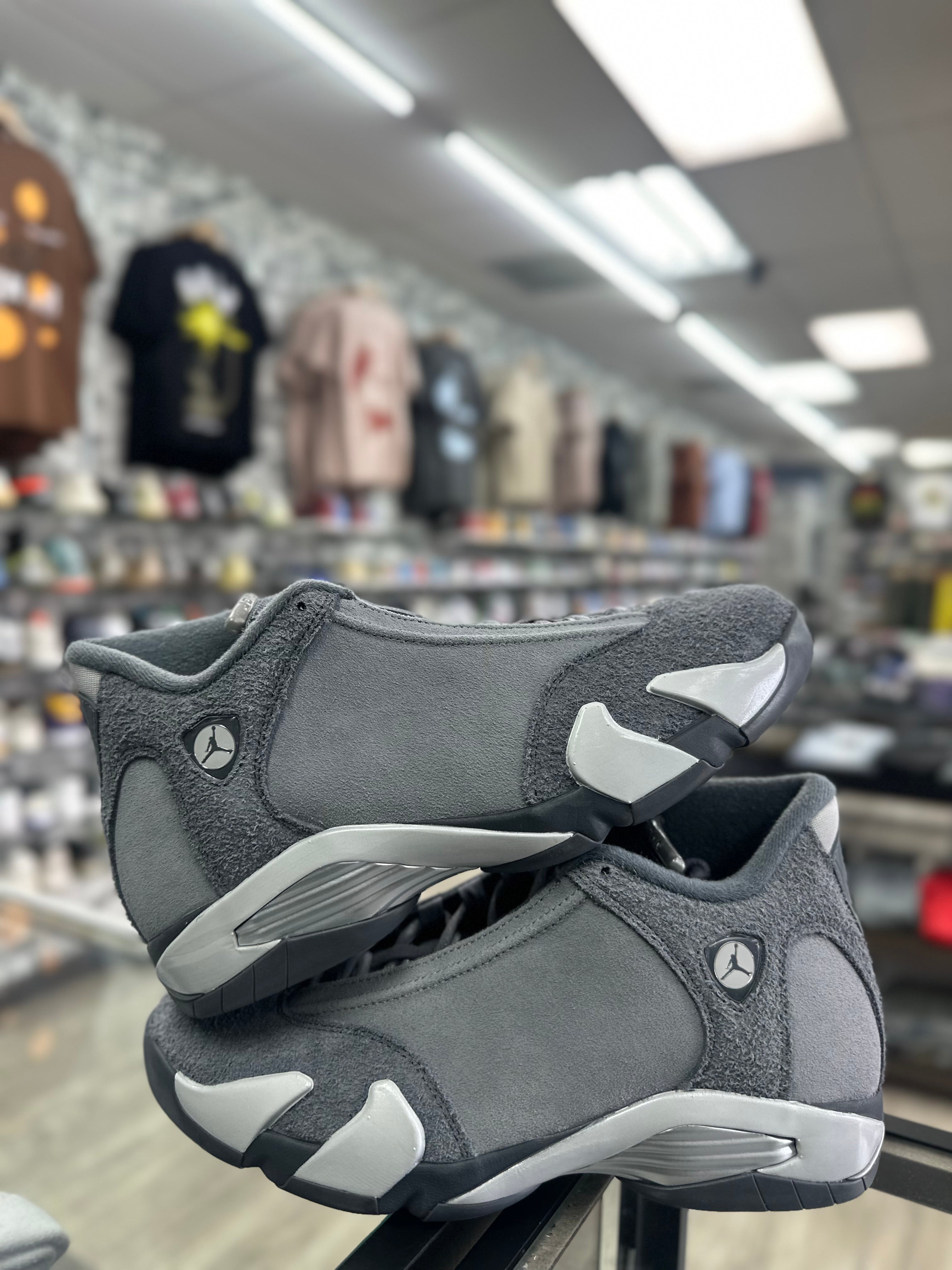 Jordan retro 14 grey hotsell