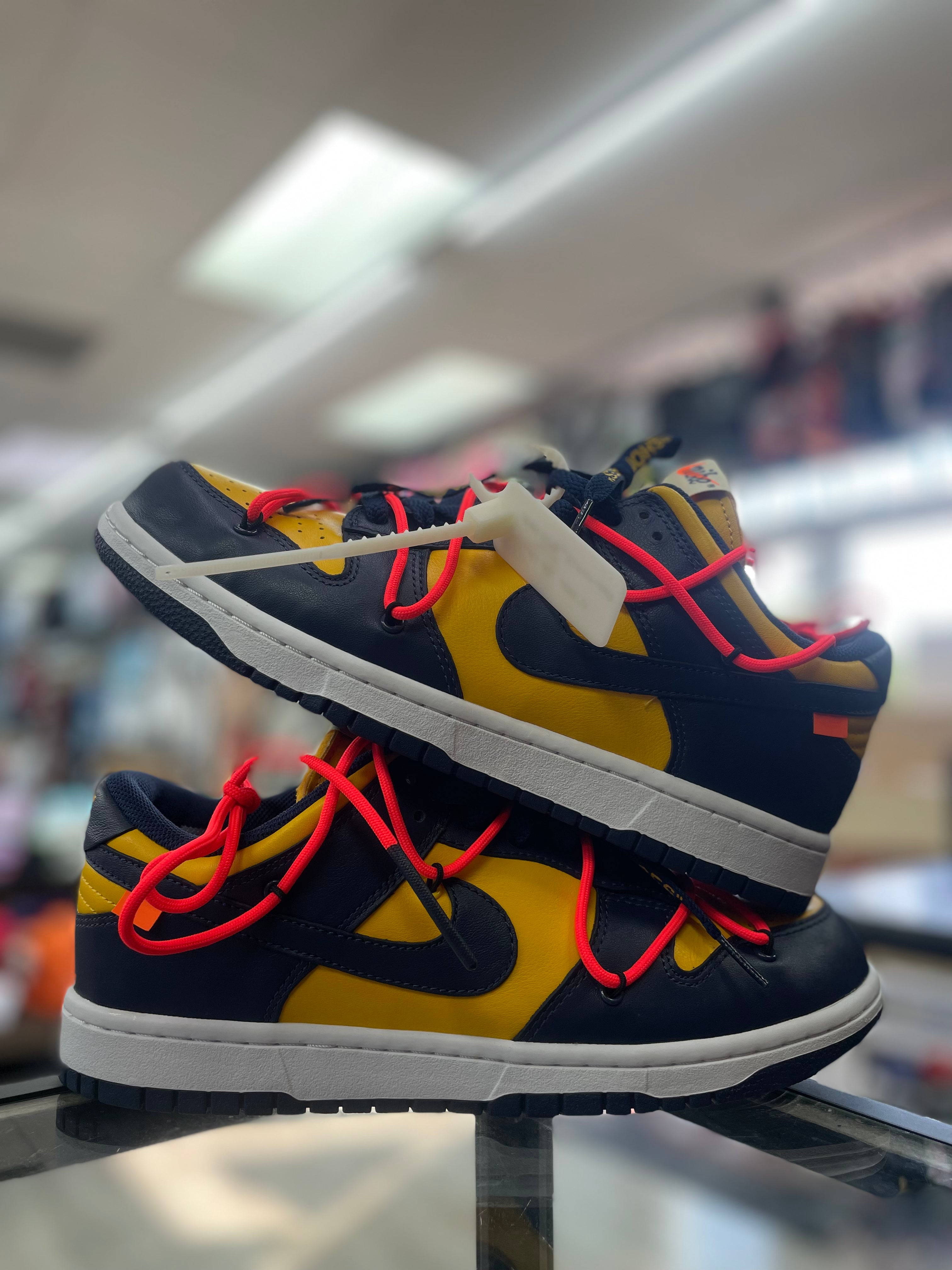 Nike Dunk Low “Off-White University Gold”