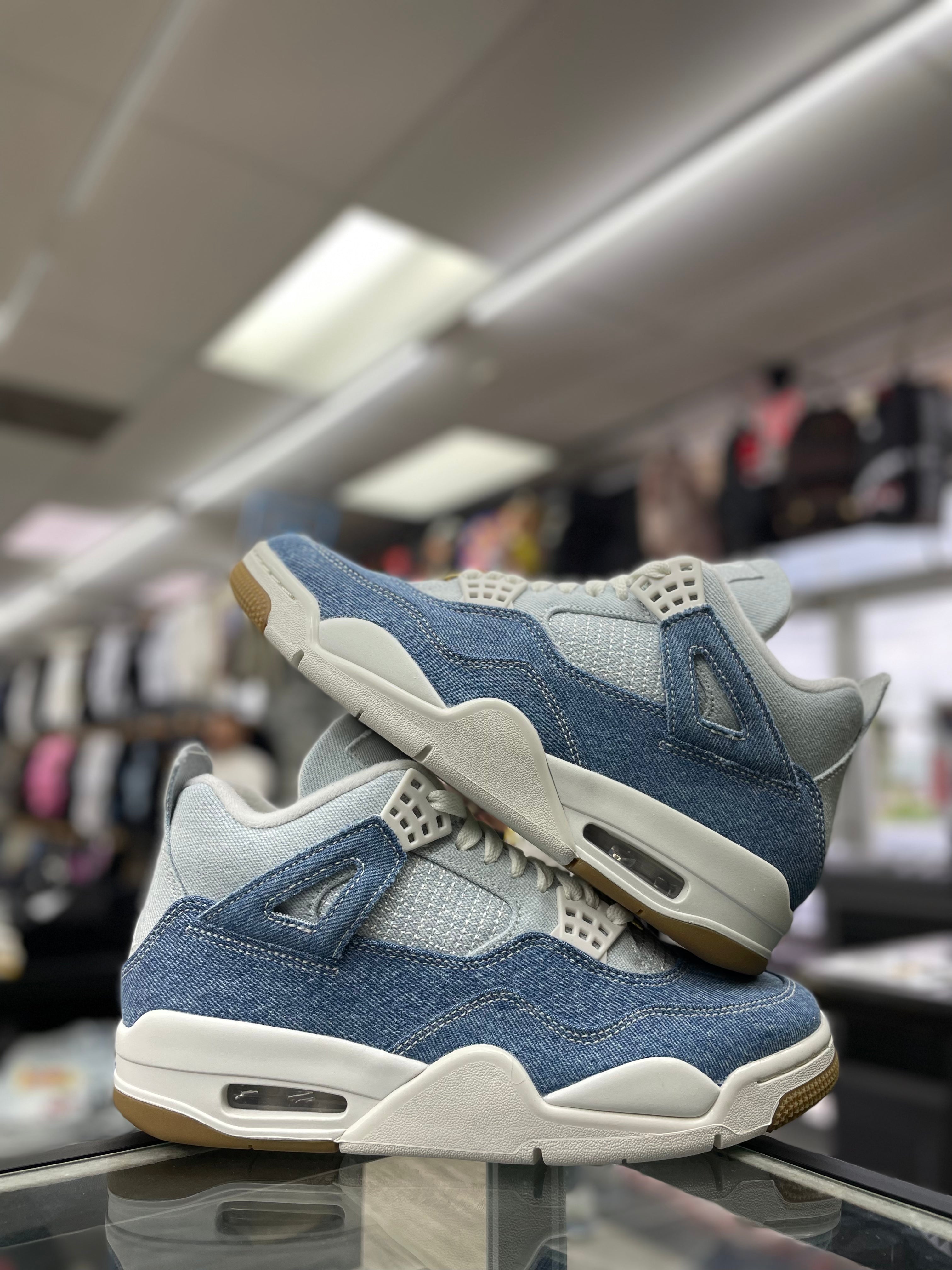 Air Jordan Retro 4 “Denim Worn Blue” (Womens)