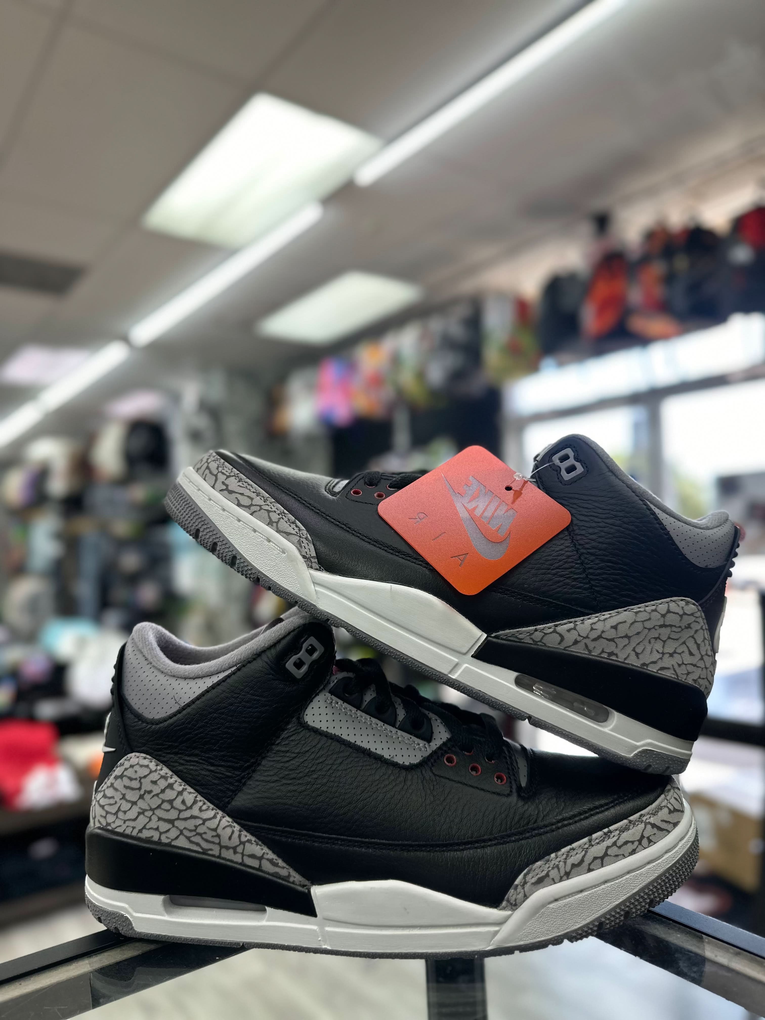 Air Jordan Retro 3 Black Cement Reimagined Men