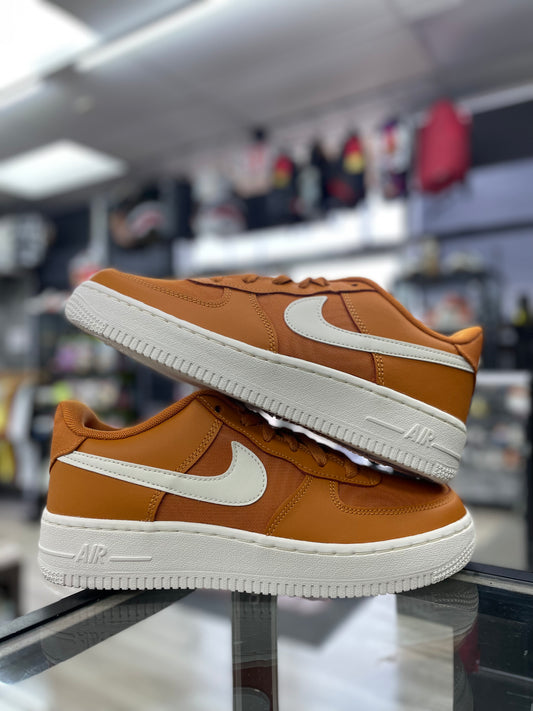 Nike Air Force 1 Low "Monarch Canvas Brown" (GS)
