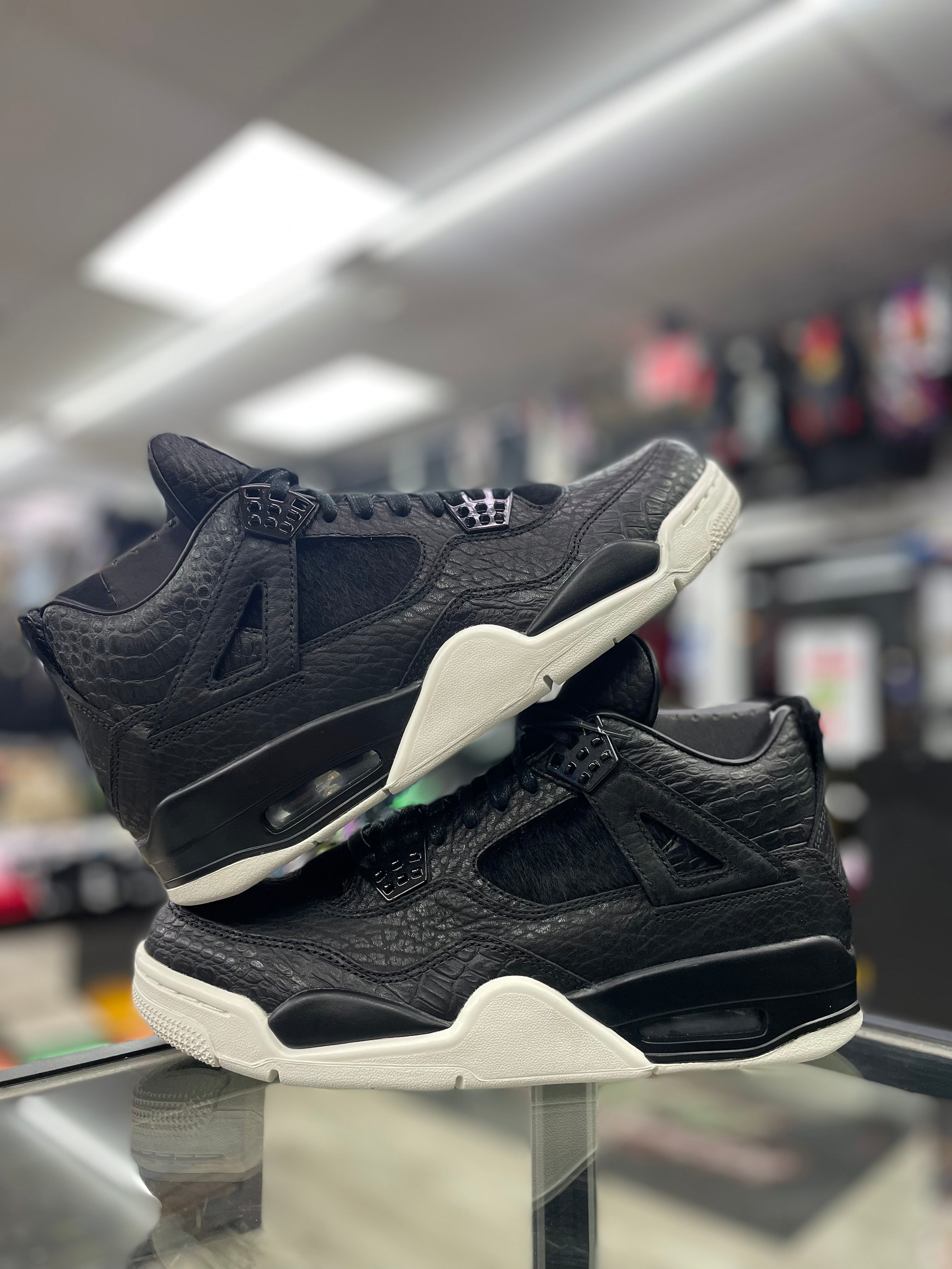 Air Jordan Retro 4 “Pony Hair Black”