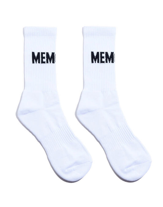 Memory Lane "Core Logo Socks" (Bk/wh)