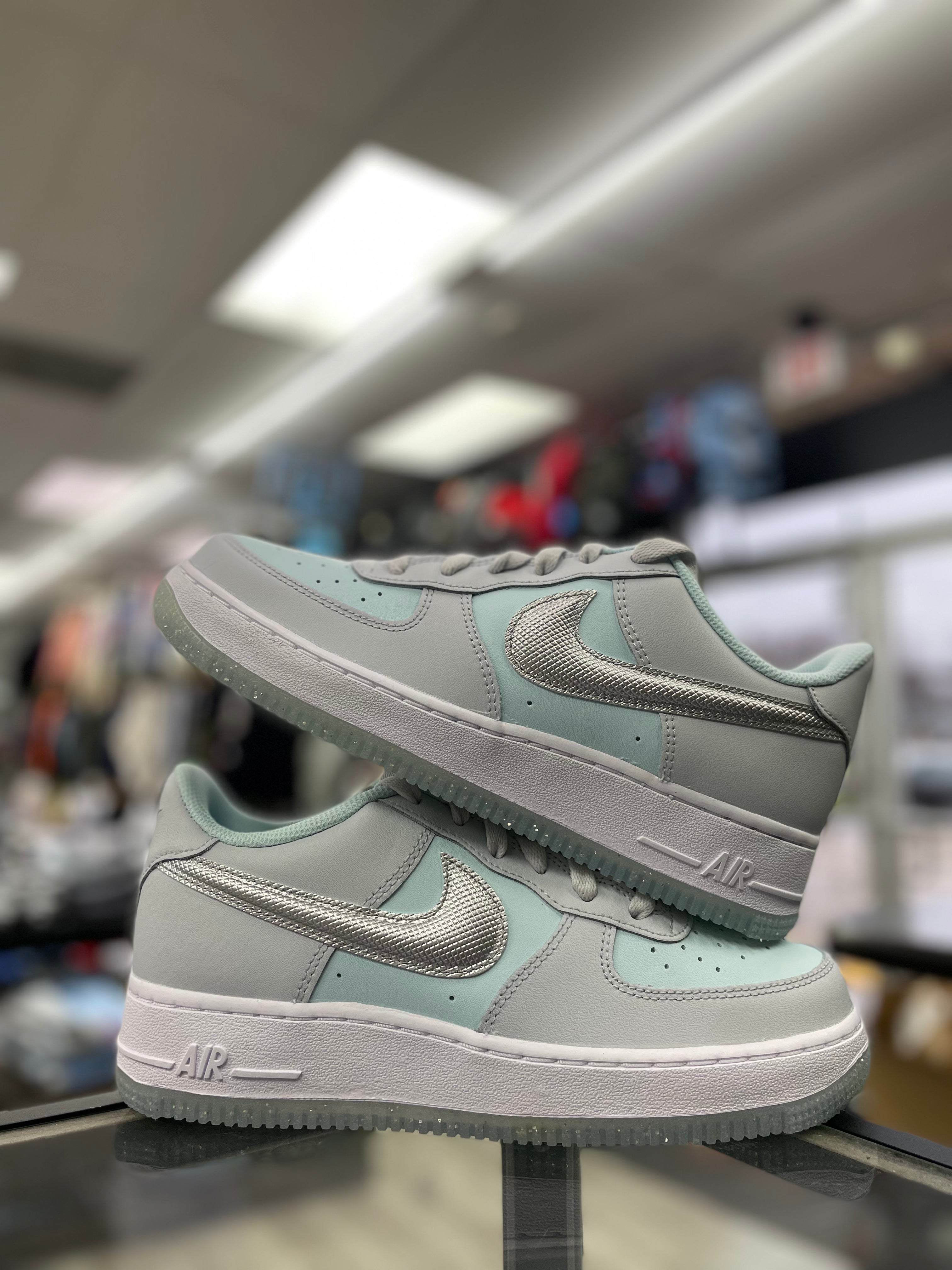 Nike Air Force 1 Low "Pure Platinum Glacier Blue" (GS)