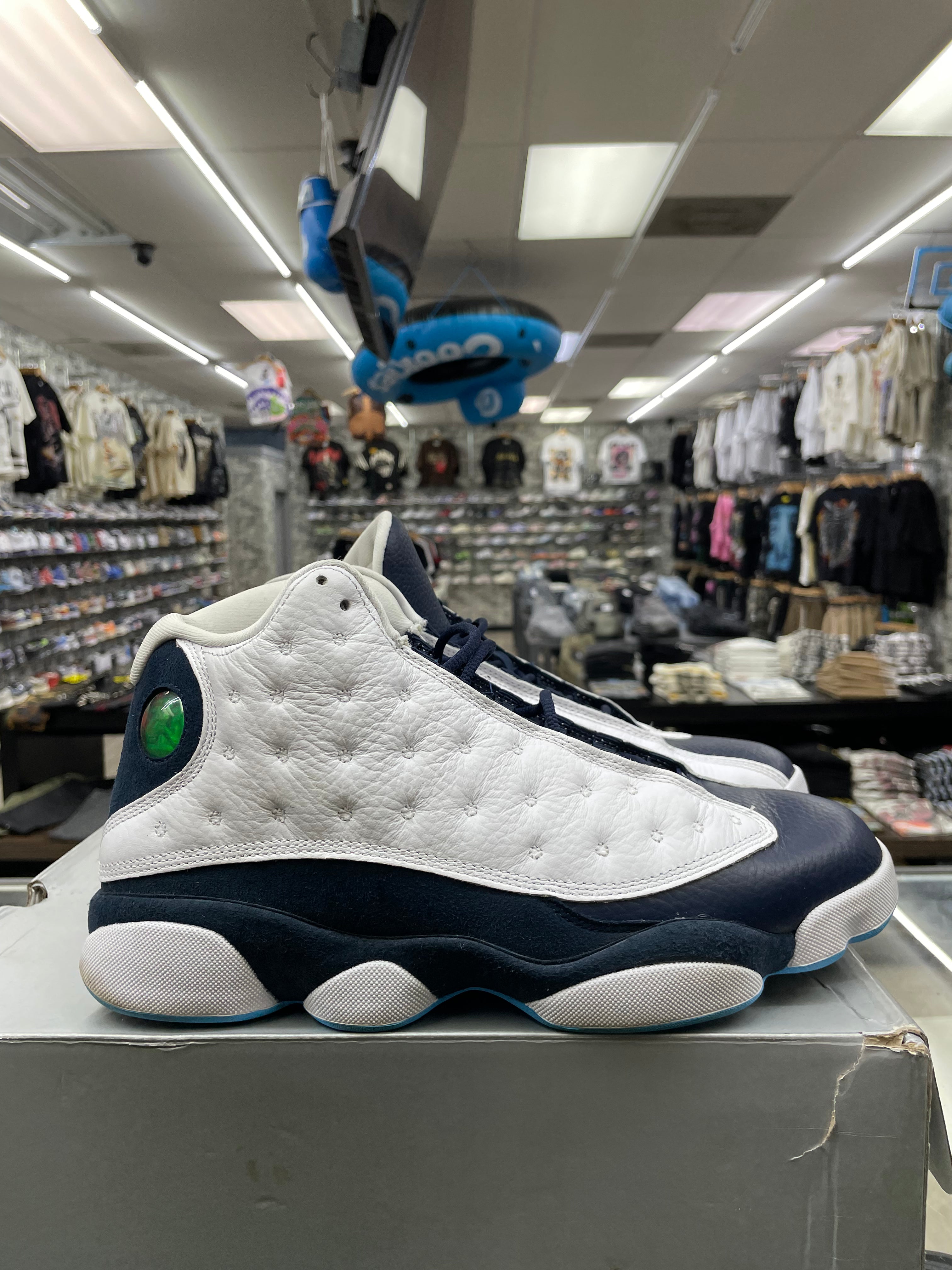 Air Jordan Retro 13 "Obsidian Powder Blue White" *Size 10 Preowned*