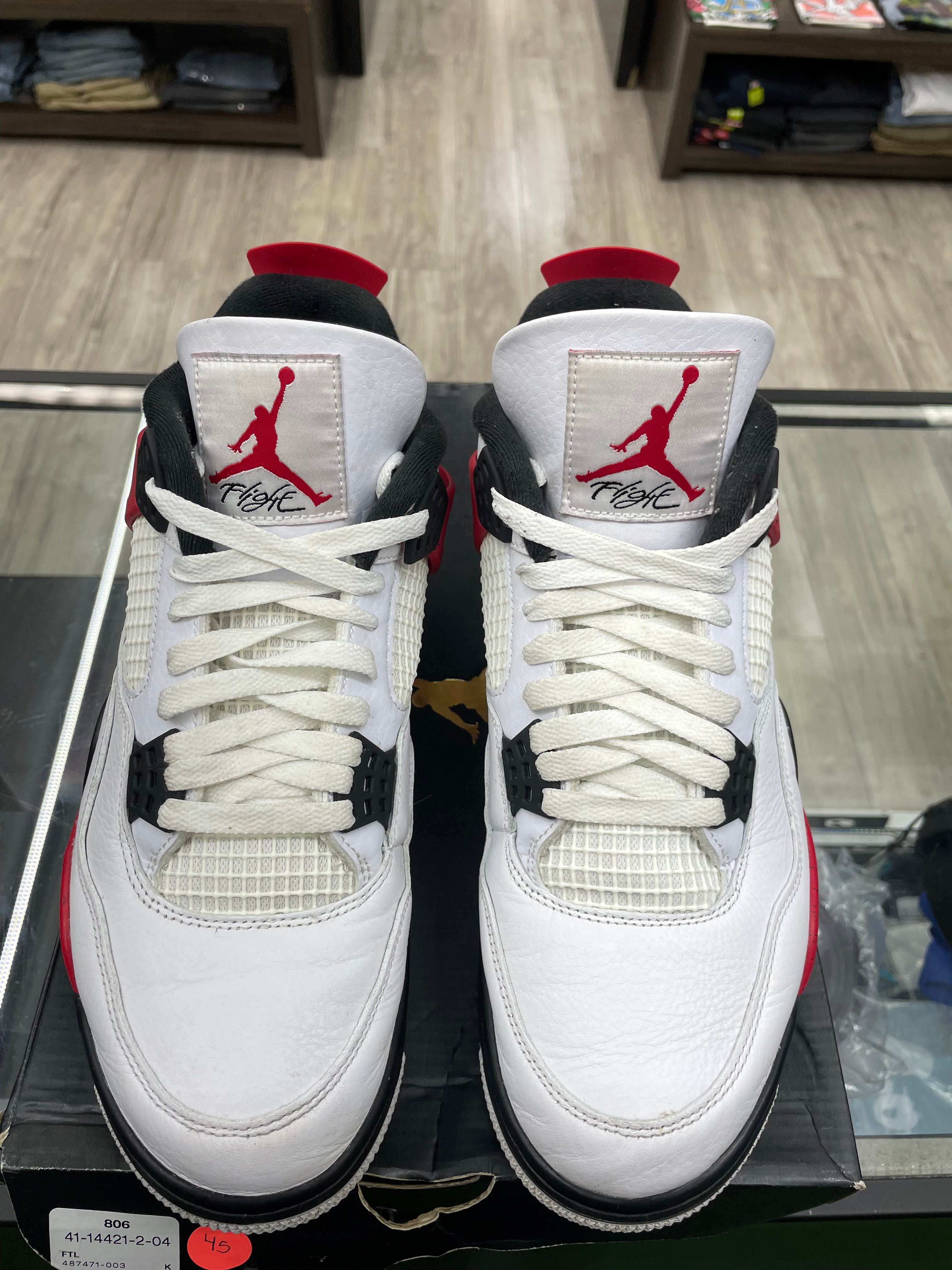 Air Jordan Retro 4 "Red Cement" *Size 10.5 Preowned*