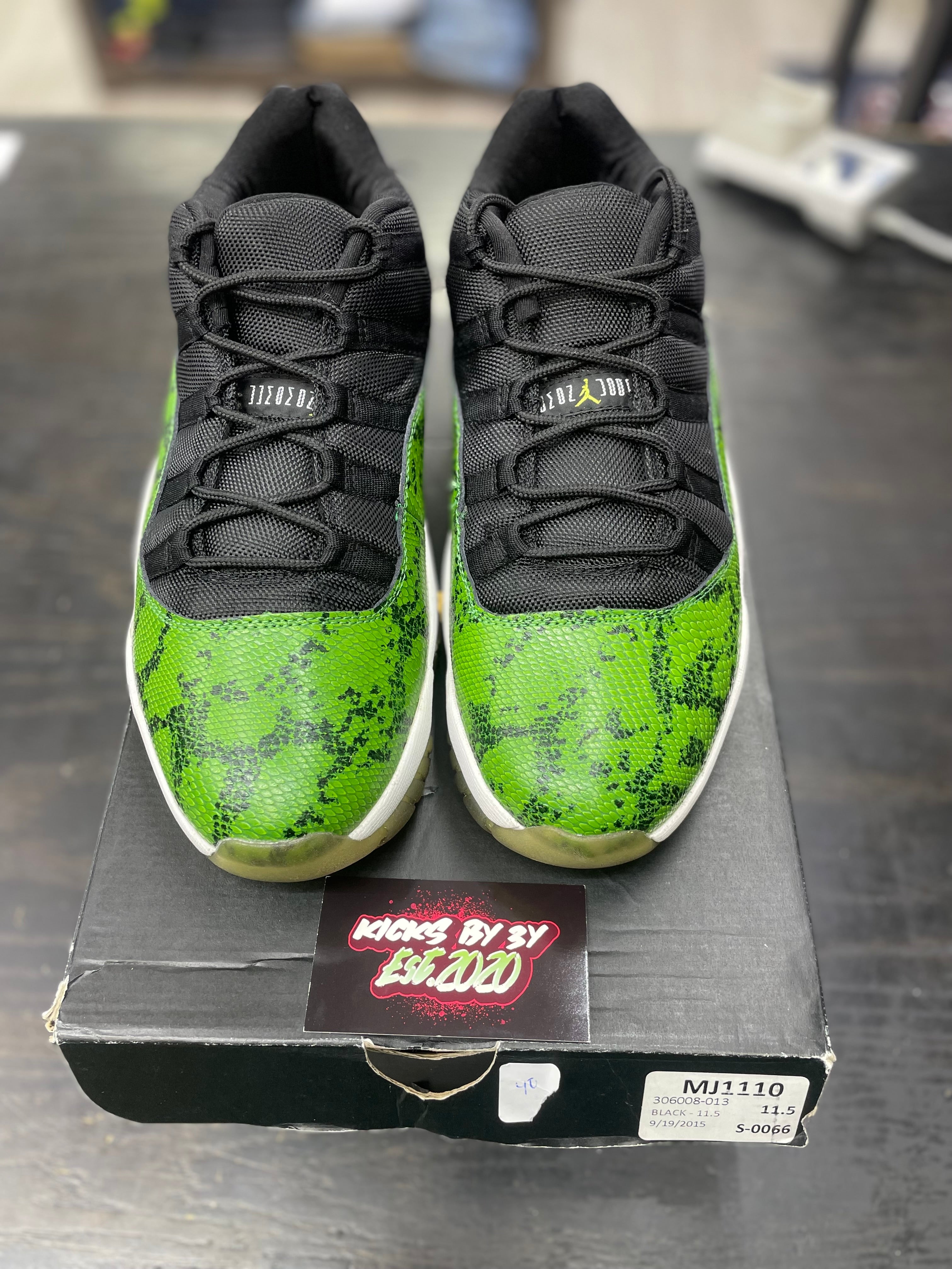 Air Jordan Retro 11 Low IE"Militia Green" *Size 11.5 Preowned*