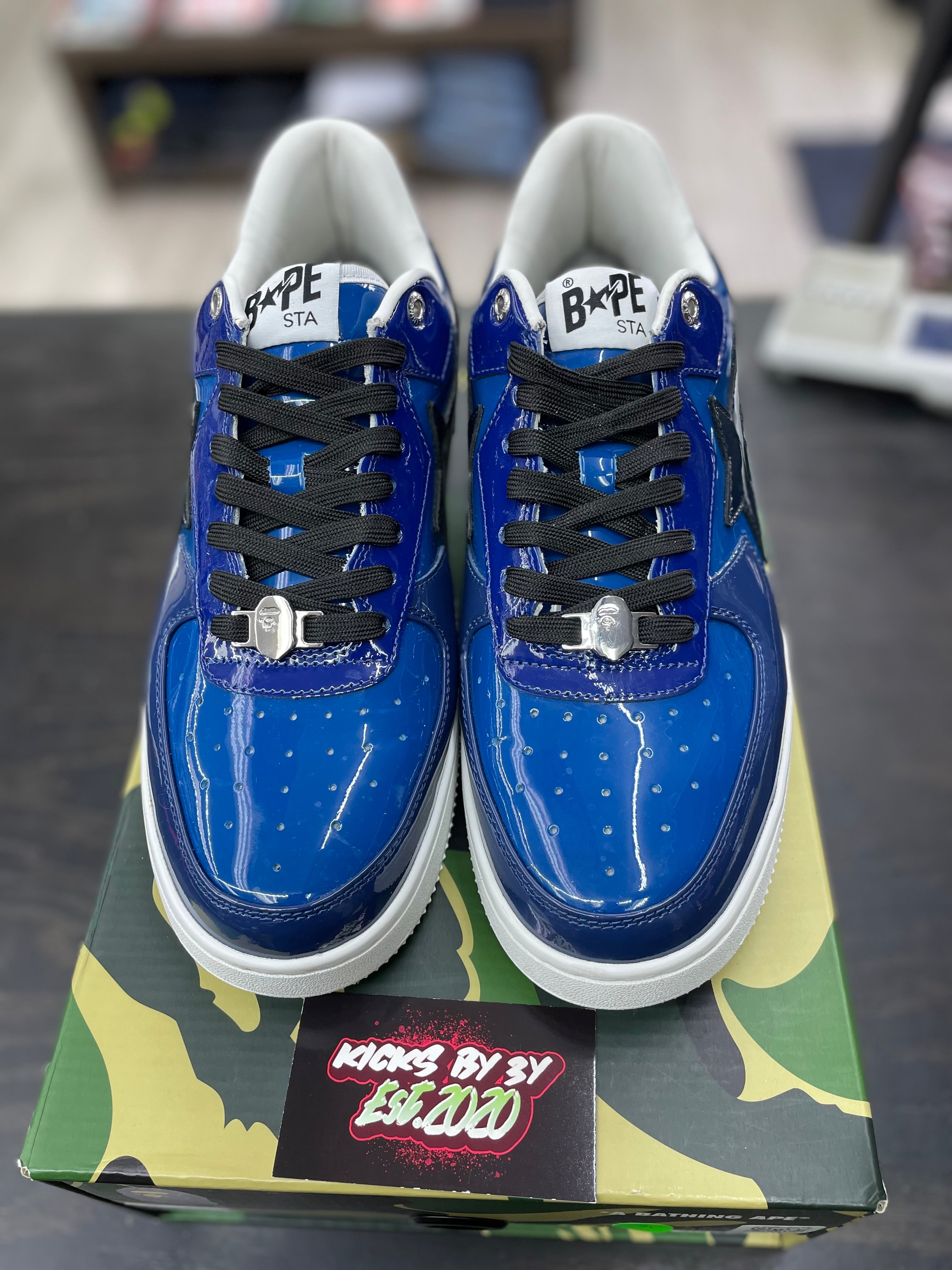 A Bathing Ape Bape Sta Icon "M2 Navy" *Size 11 Preowned*