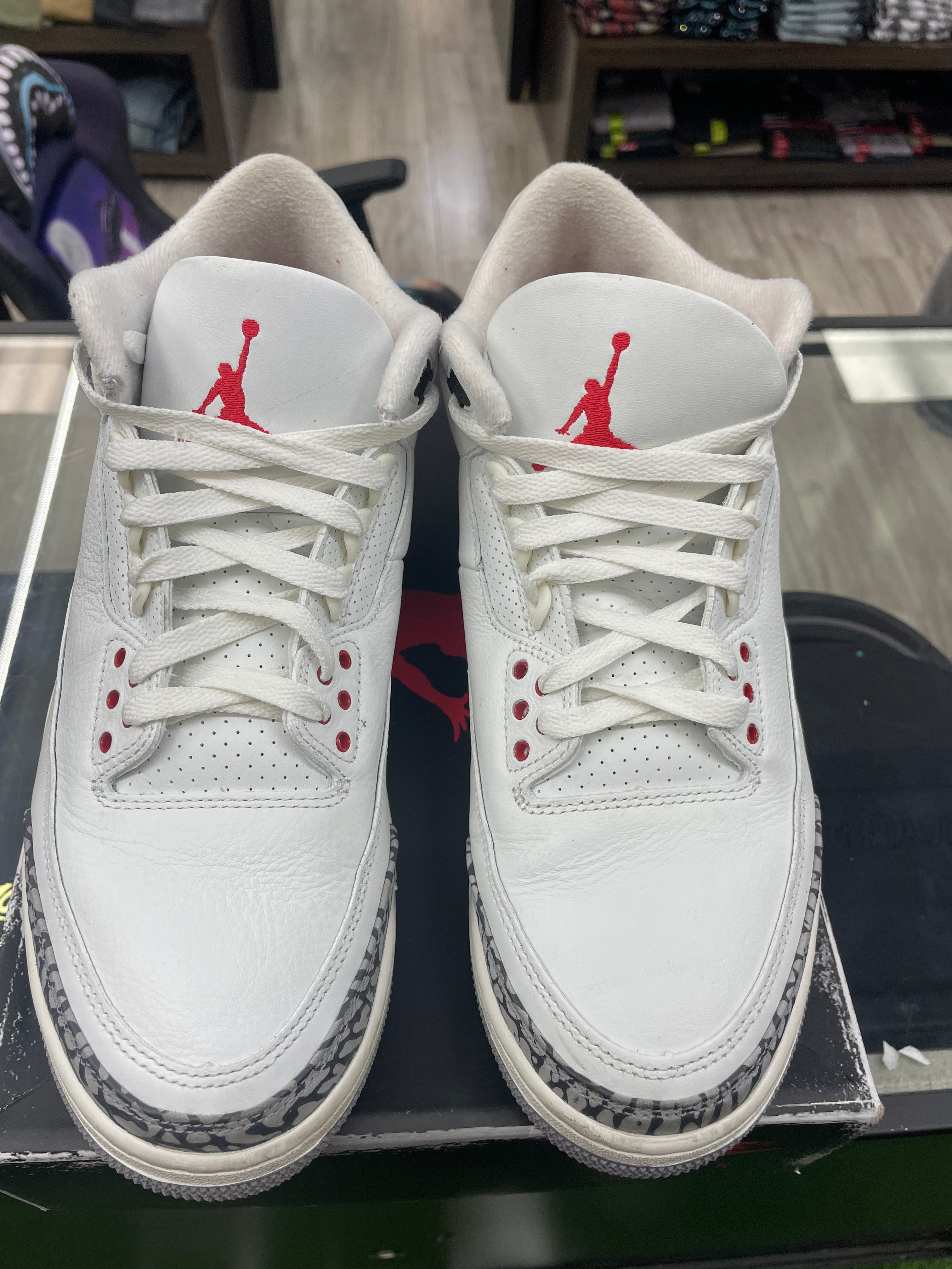 Air Jordan Retro 3 “White Cement” *Size 9.5 Preowned* (DN3707-100)