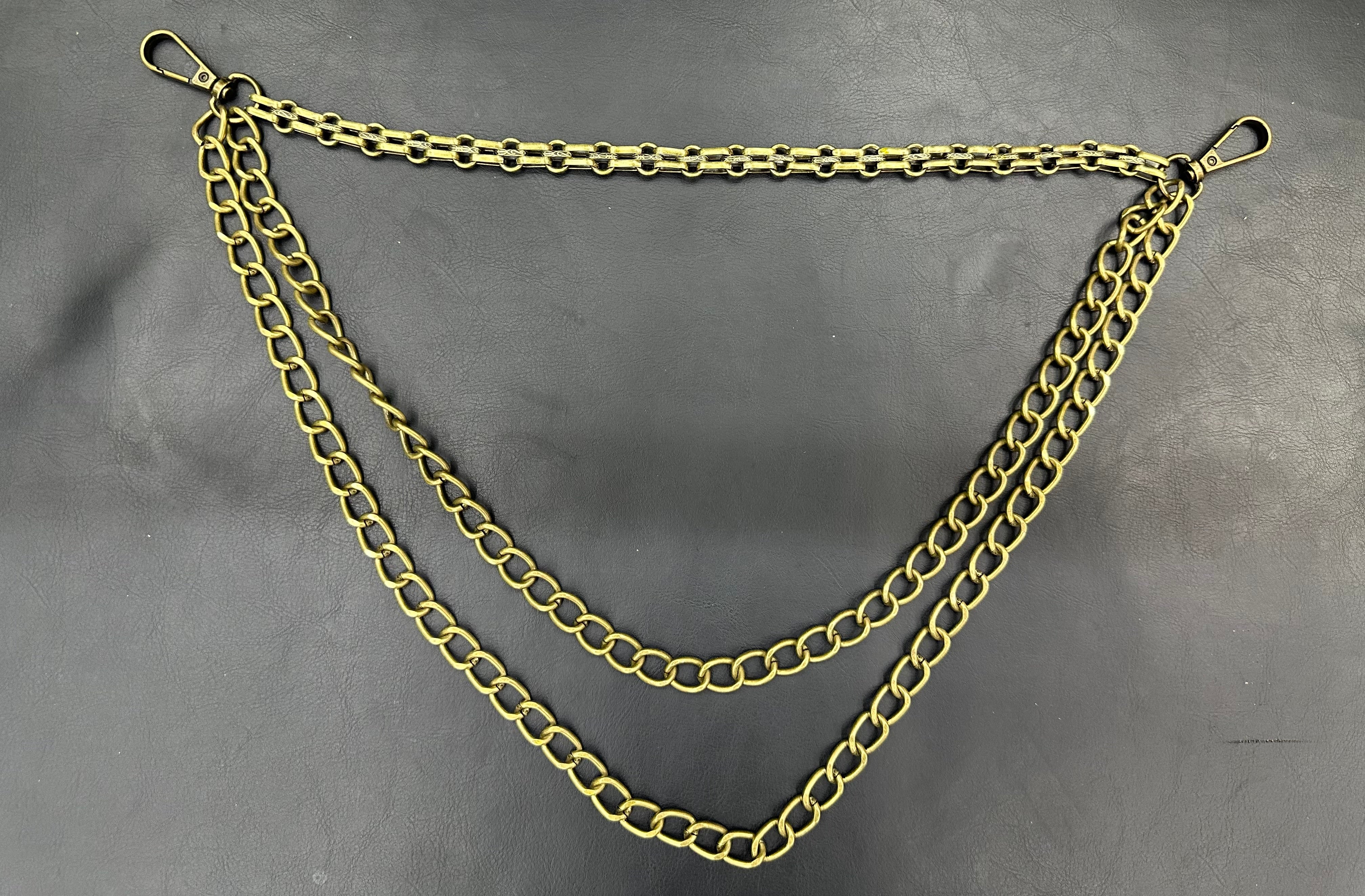 FADED GOLD WALLET CHAIN