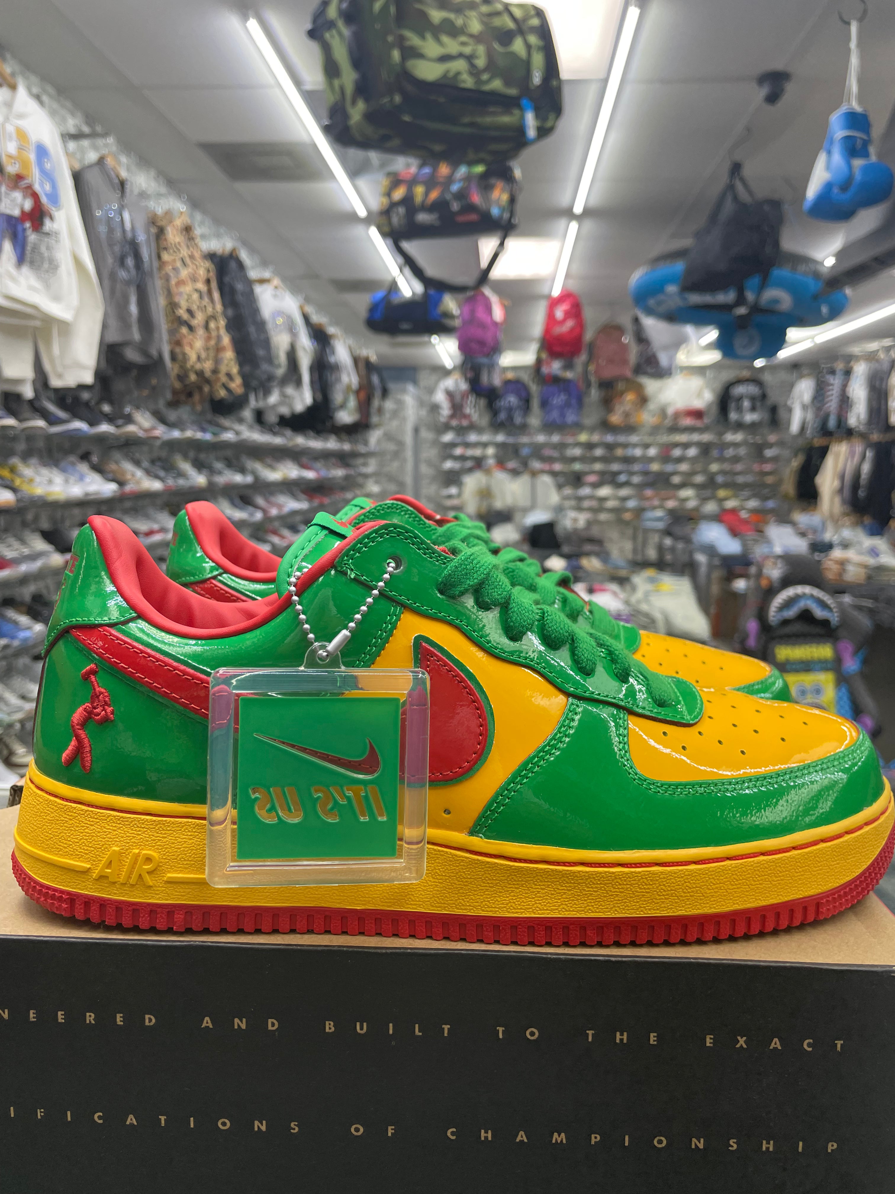 Nike Air Force 1 Low “Lil Yachty Concrete Boys Lucky Green” *Size 11 Preowned* Worn One Time (IH4383-300)