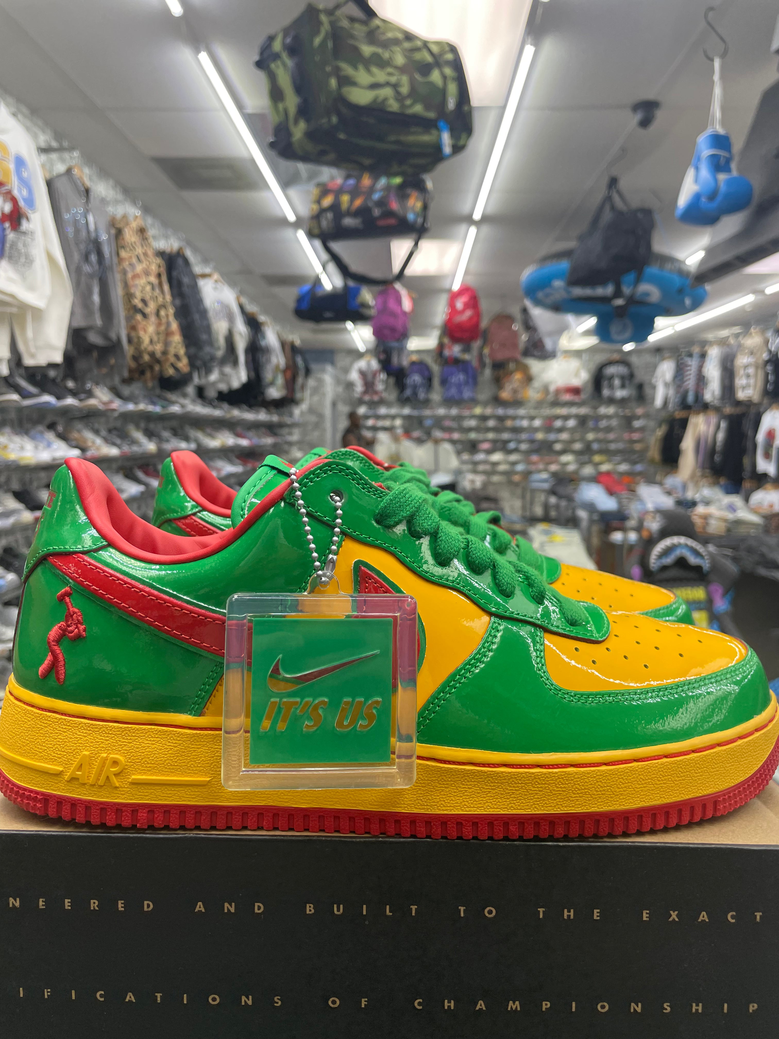 Nike Air Force 1 Low “Lil Yachty Concrete Boys Lucky Green” *Size 11 Preowned* Worn One Time (IH4383-300)