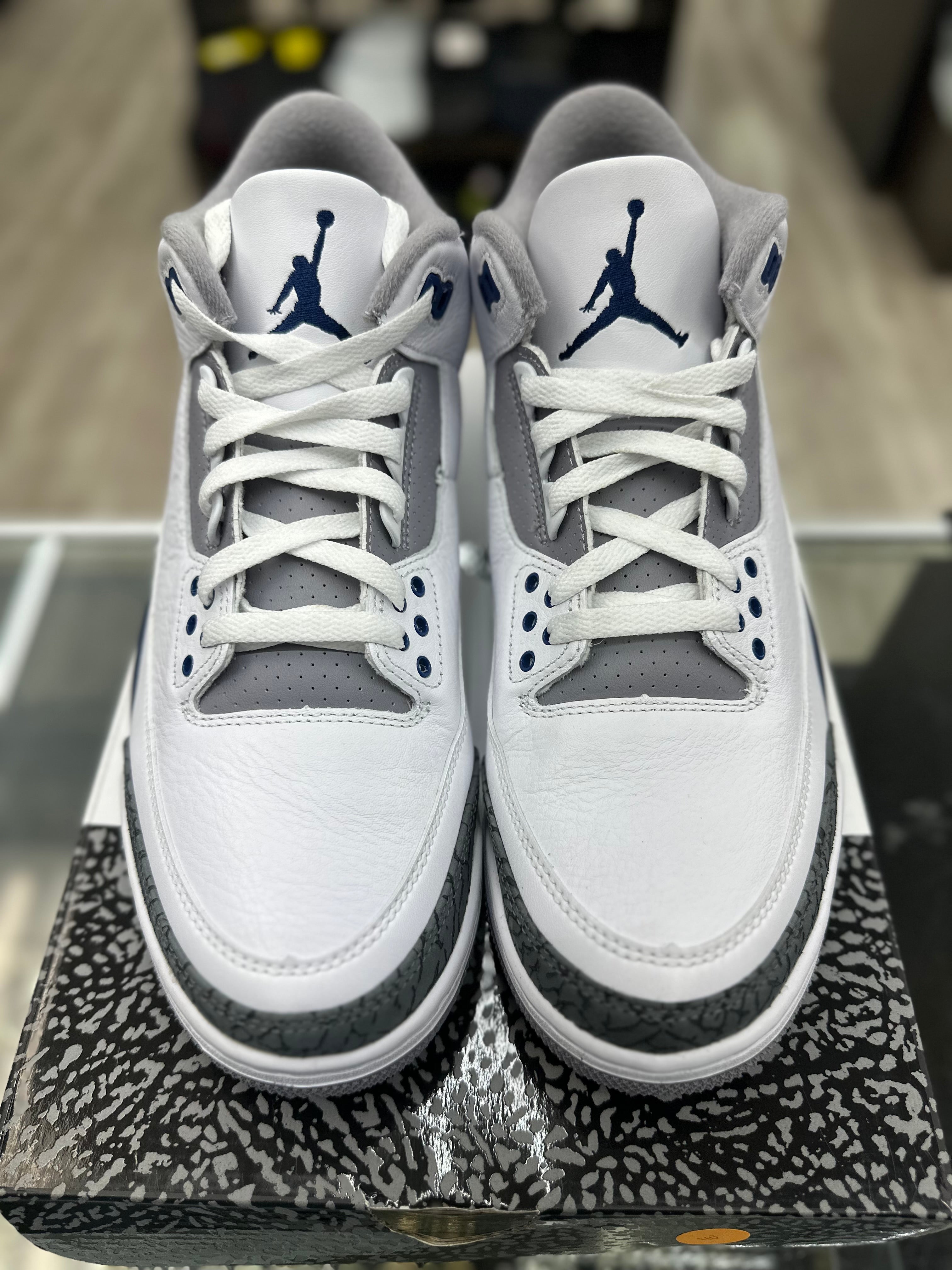 Air Jordan Retro 3 “Midnight Navy” *Size 10 Preowned*
