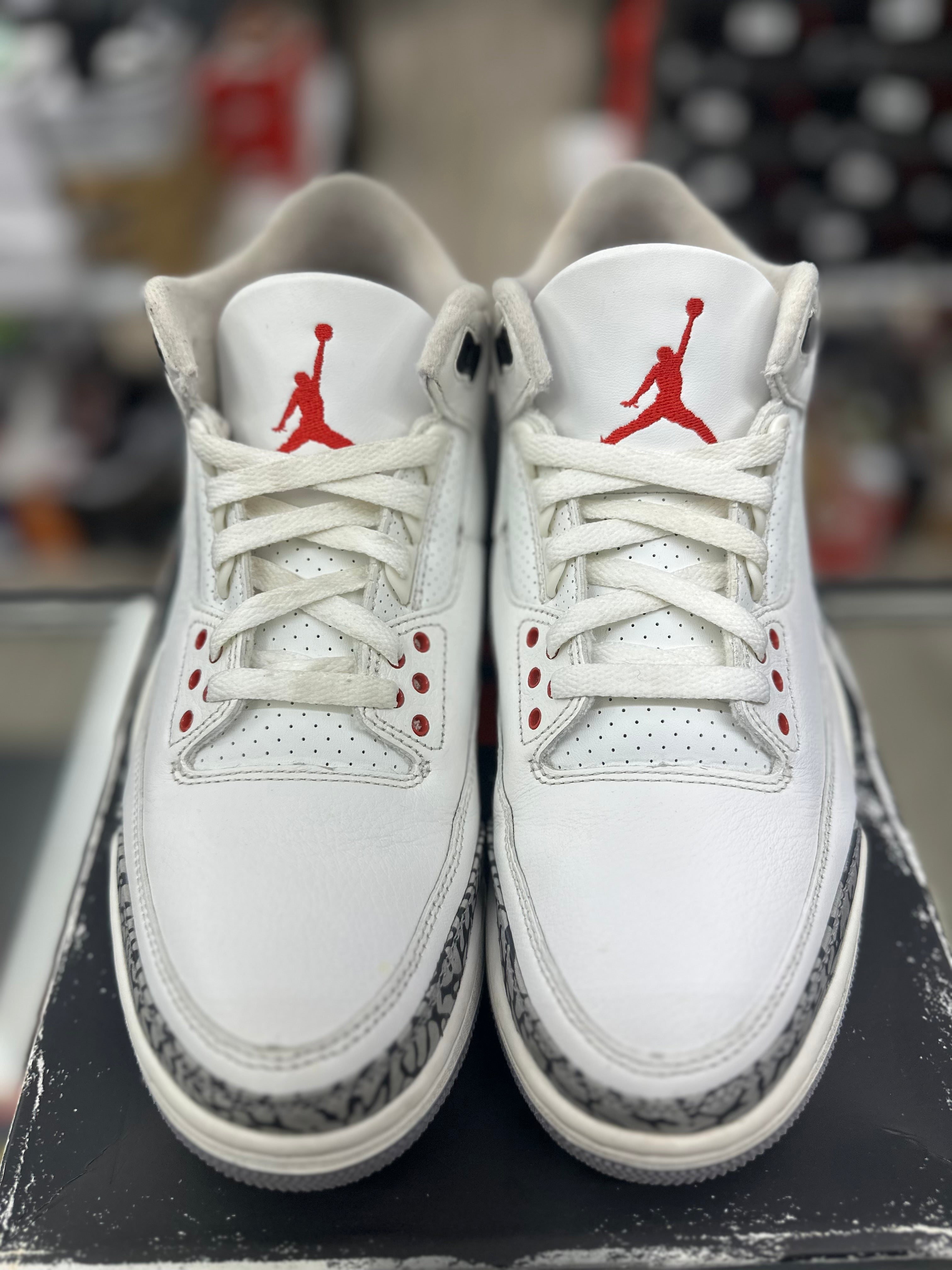 Air Jordan Retro 3 "White Cement Reimagined" *Size 9 Preowned*