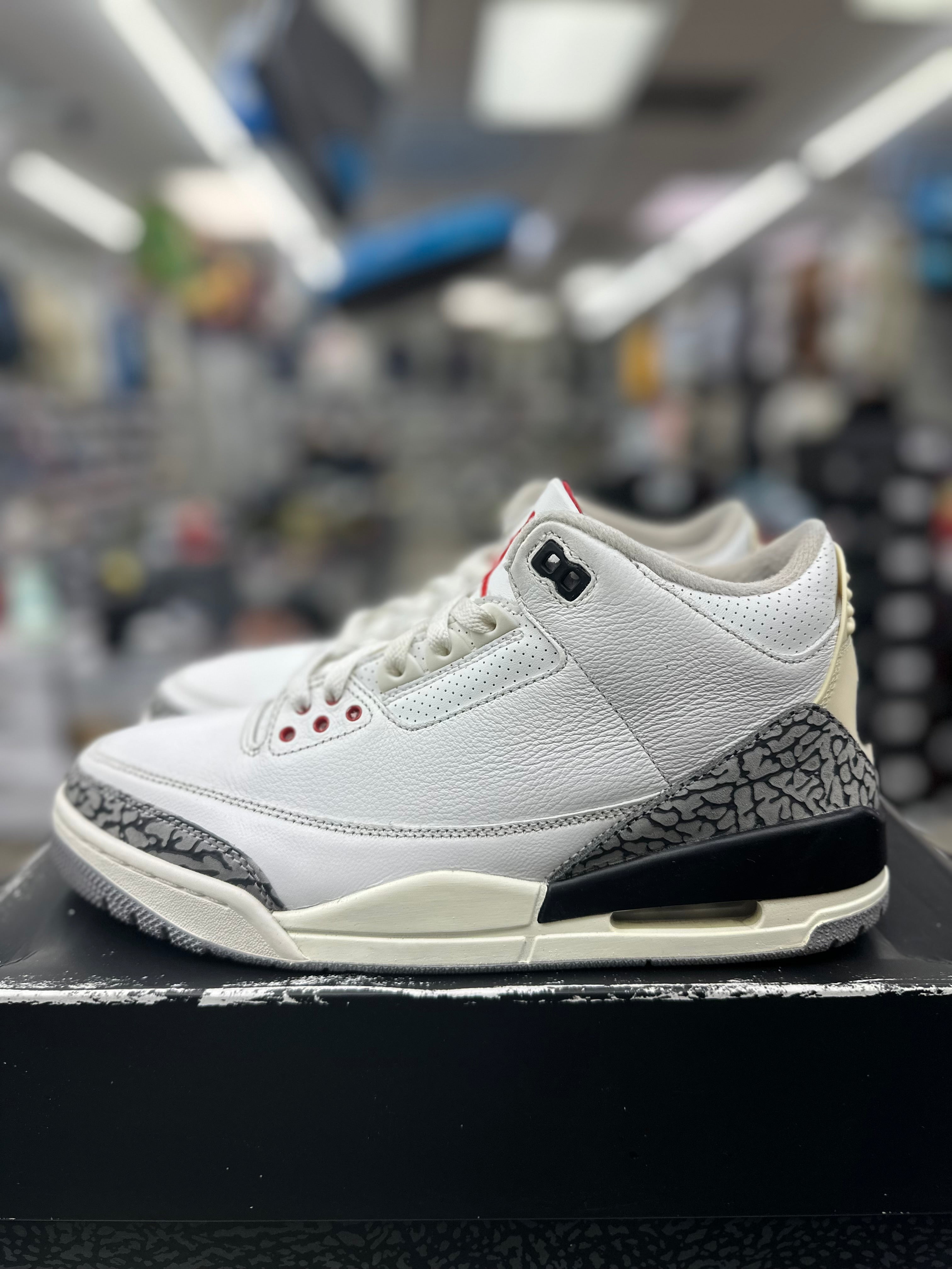 Air Jordan Retro 3 "White Cement Reimagined" *Size 9 Preowned*