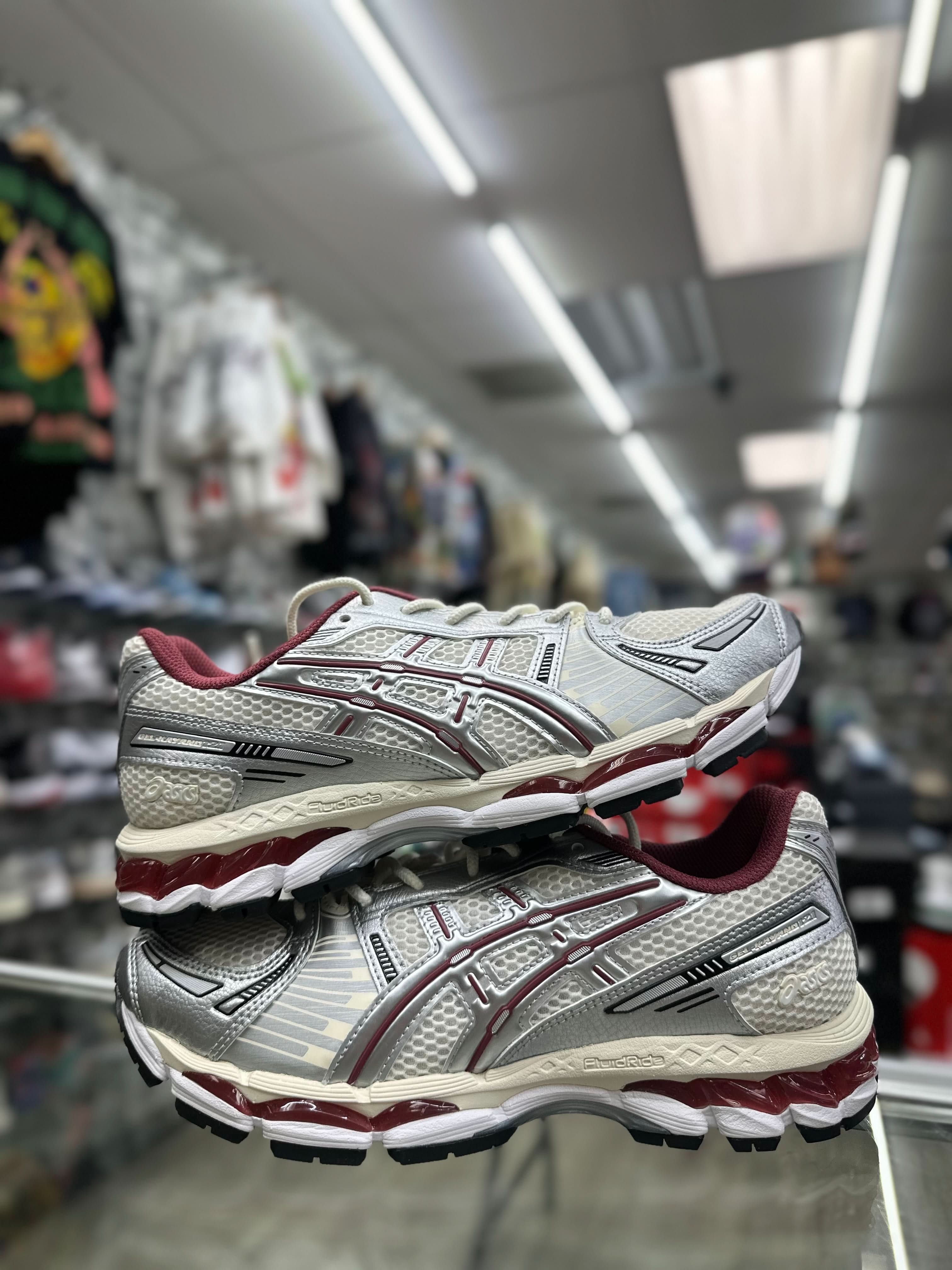 Asics Gel-Kayano 12.1 "Silver Burgundy"