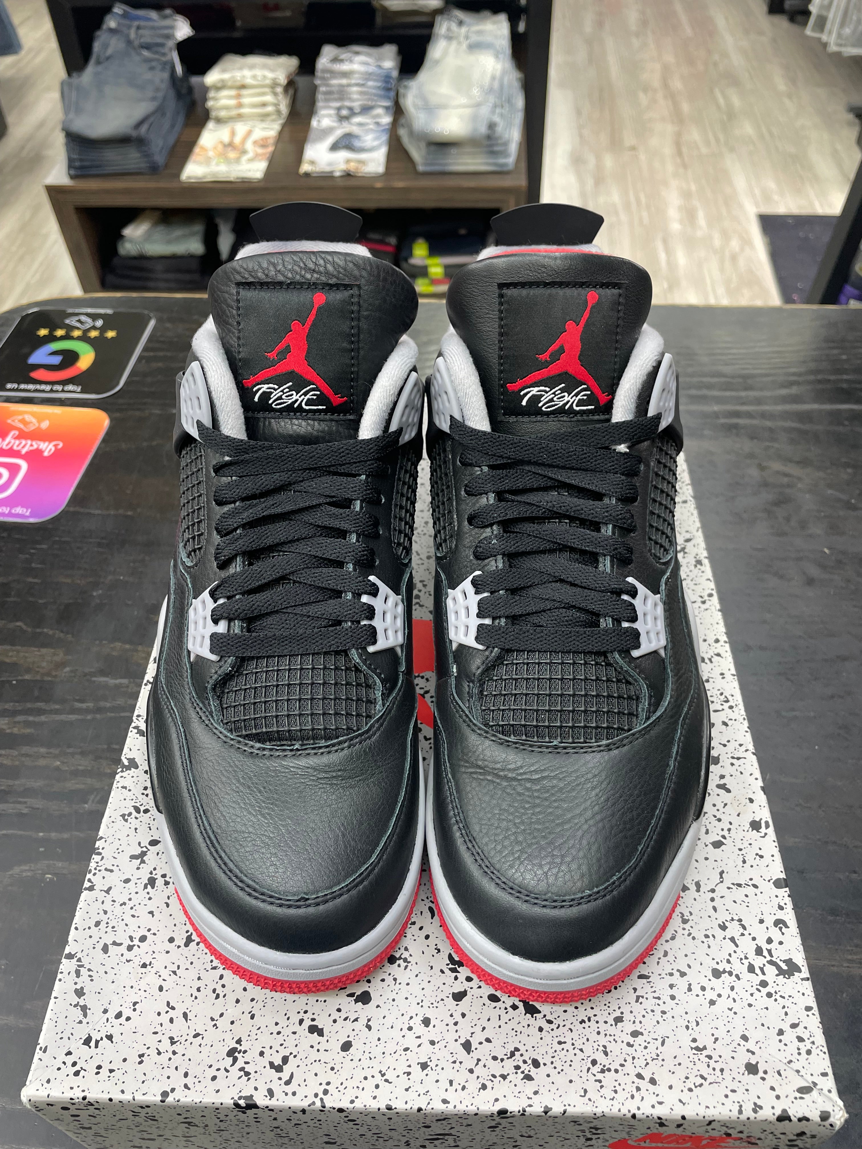 jordan 4 bred real vs fake 2019