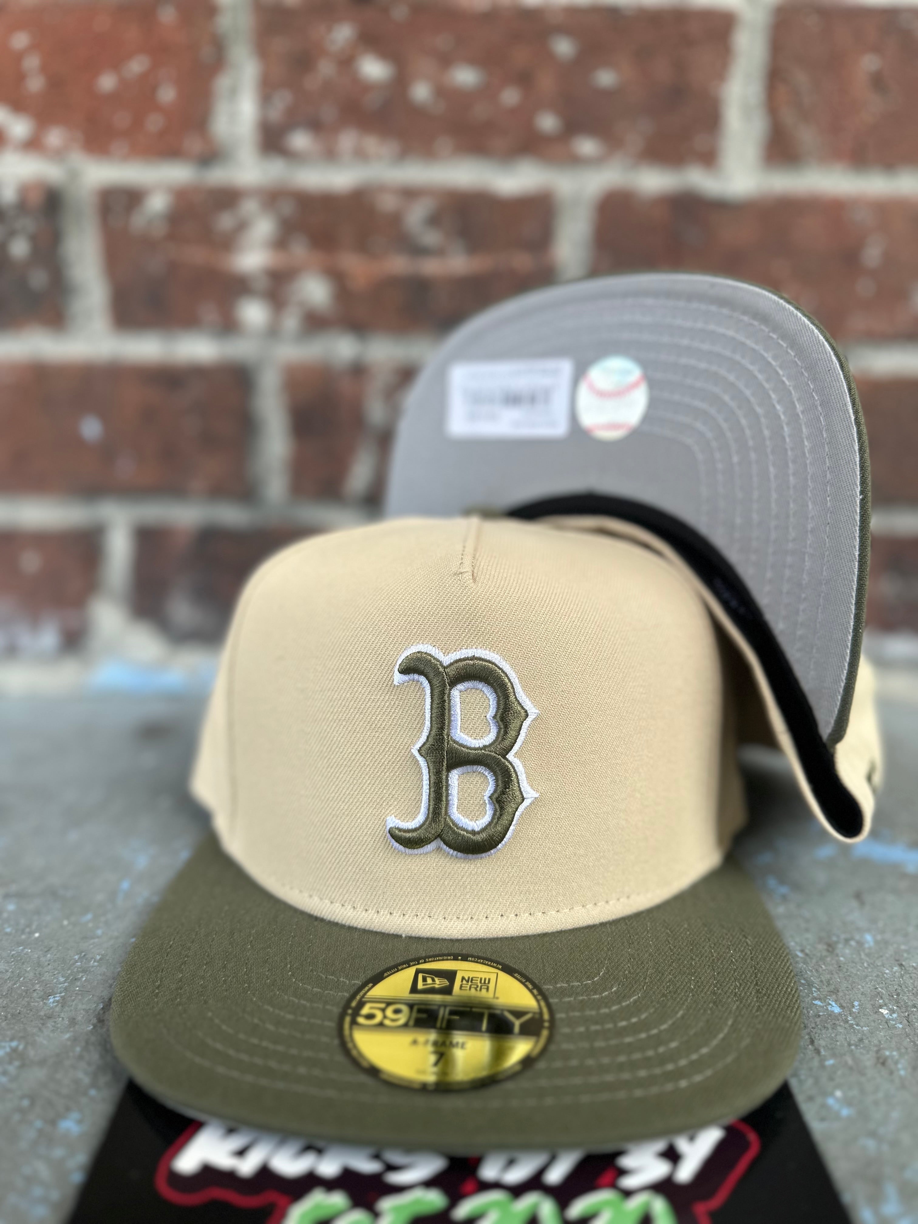 New Era 59FIFTY Fitted "Boston Red Sox" Kaki/Olive A-Frame Fitted 60699288