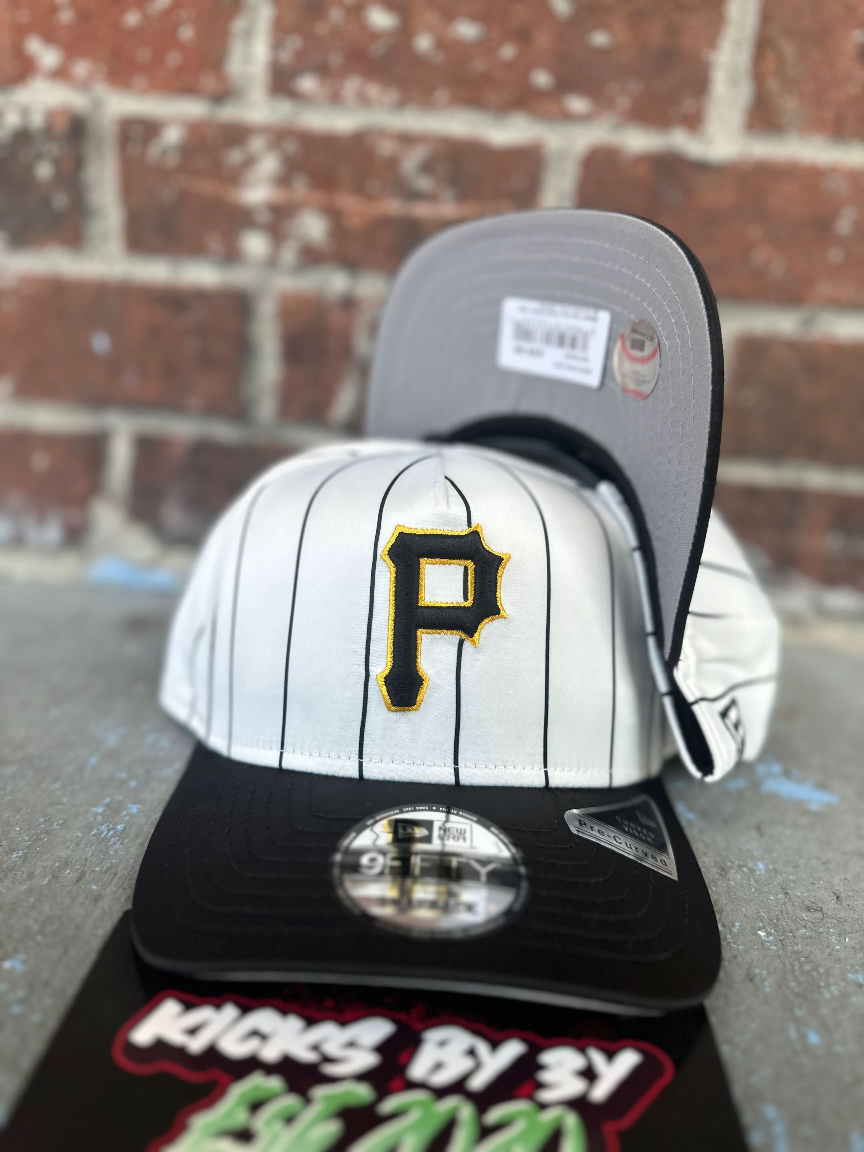 New Era 9Fifty Snapback "Pittsburgh Pirates" Black/White Pre-Curved Snapback 60724065