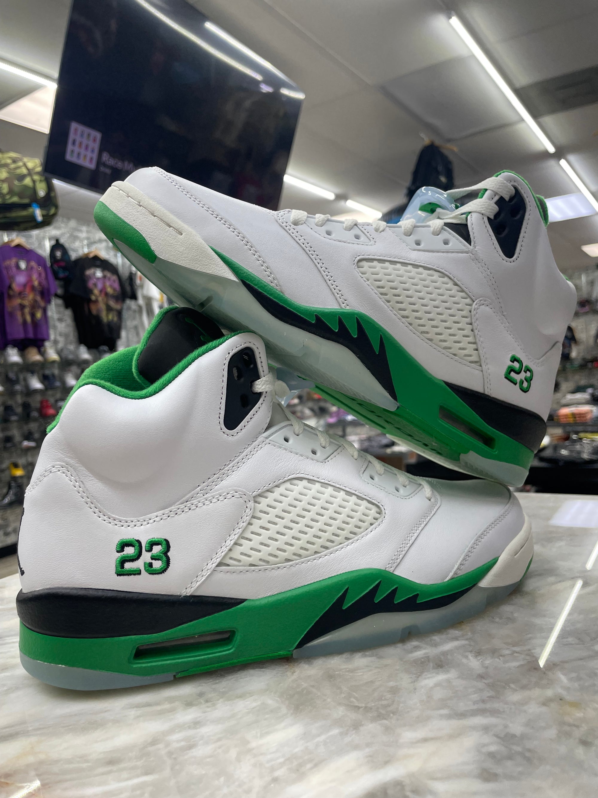 Air Jordan Retro 5 "Lucky Green (Women's)" (DD9336-103)