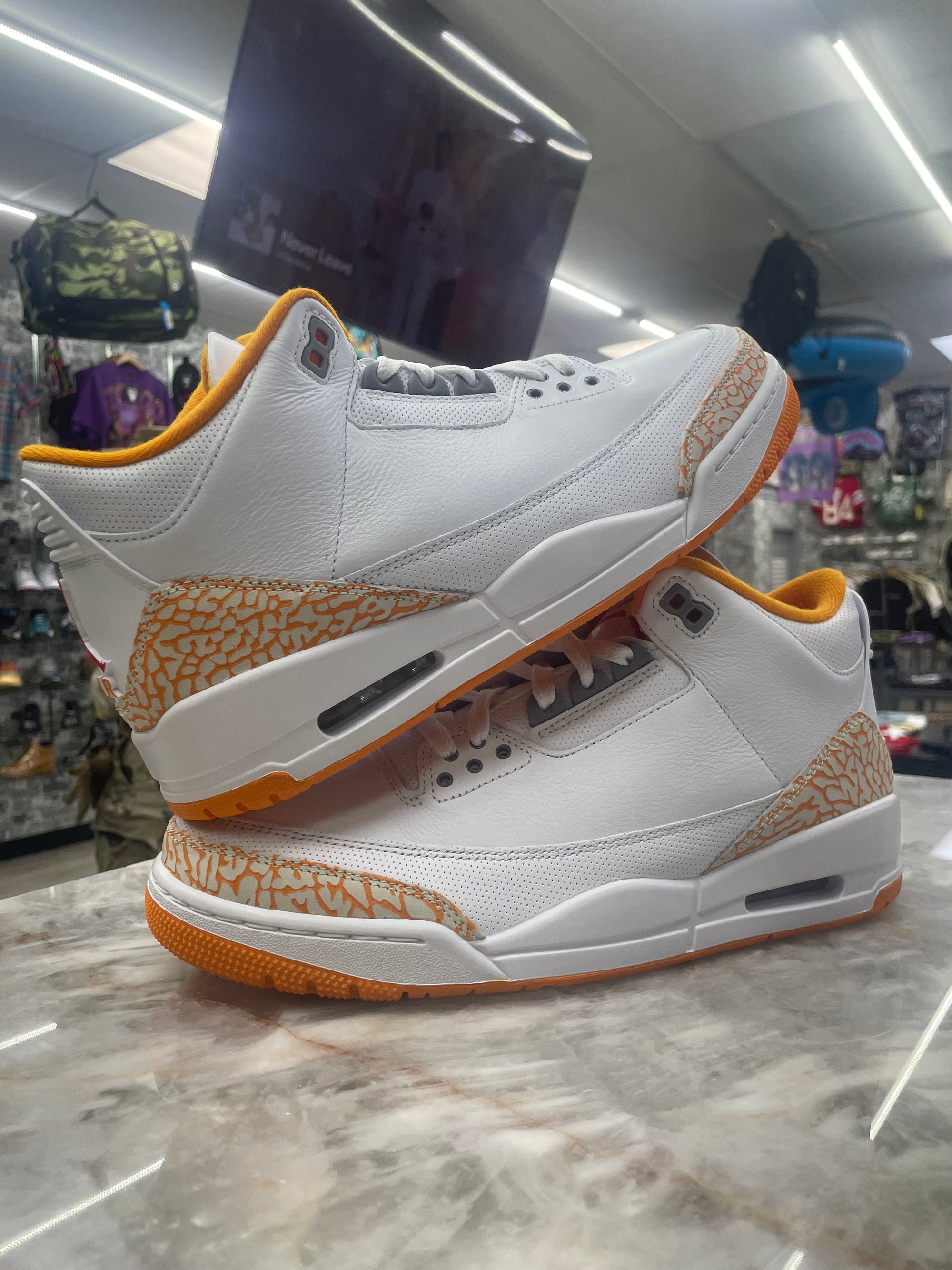 Air Jordan Retro 3 "Orange Citrus (Women's)" (CK9246-101)