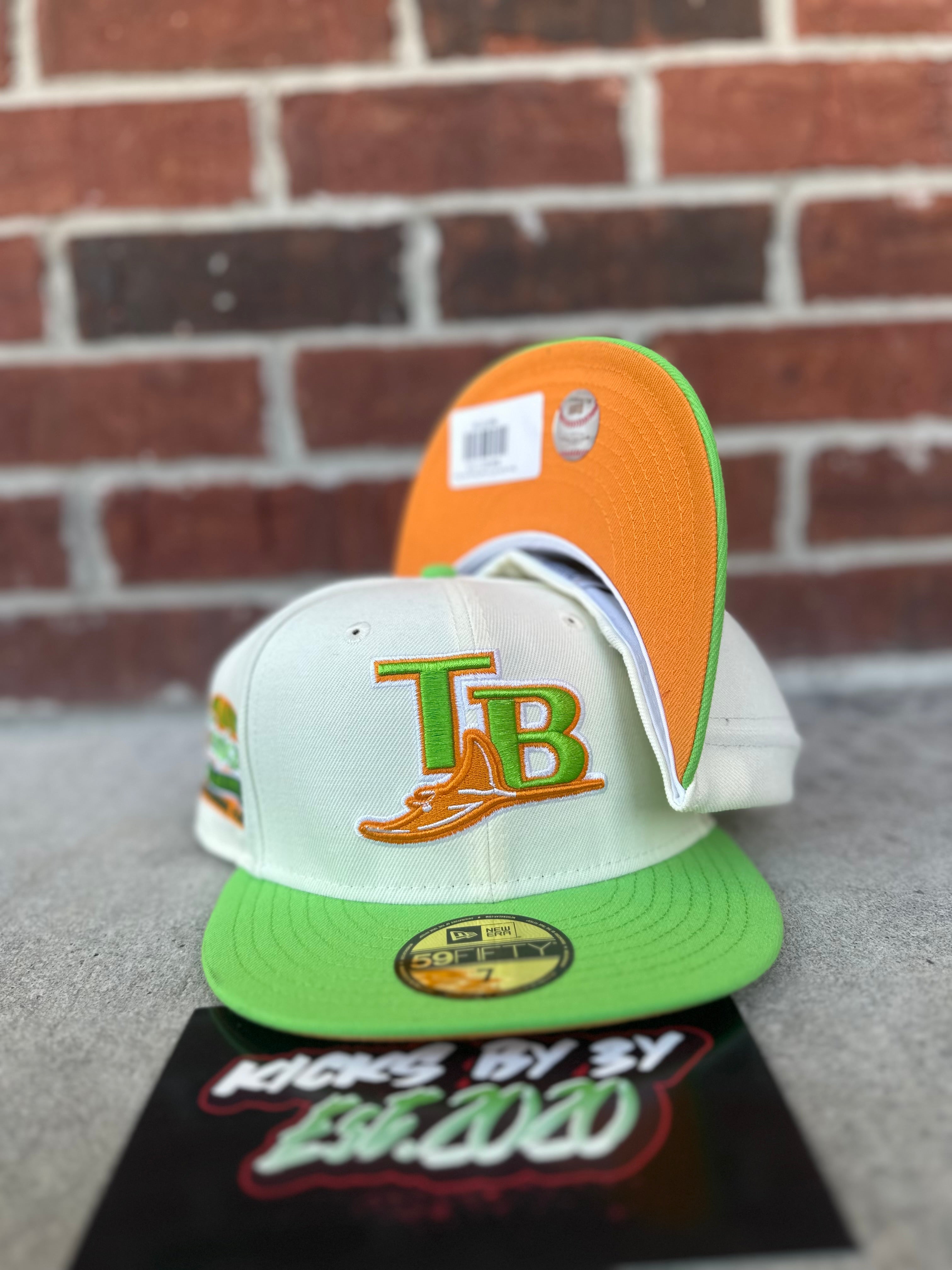 New Era 59 FIFTY Fitted "Tampa Bay Rays" Tropicana Field Cream Two Tone Prime Edition