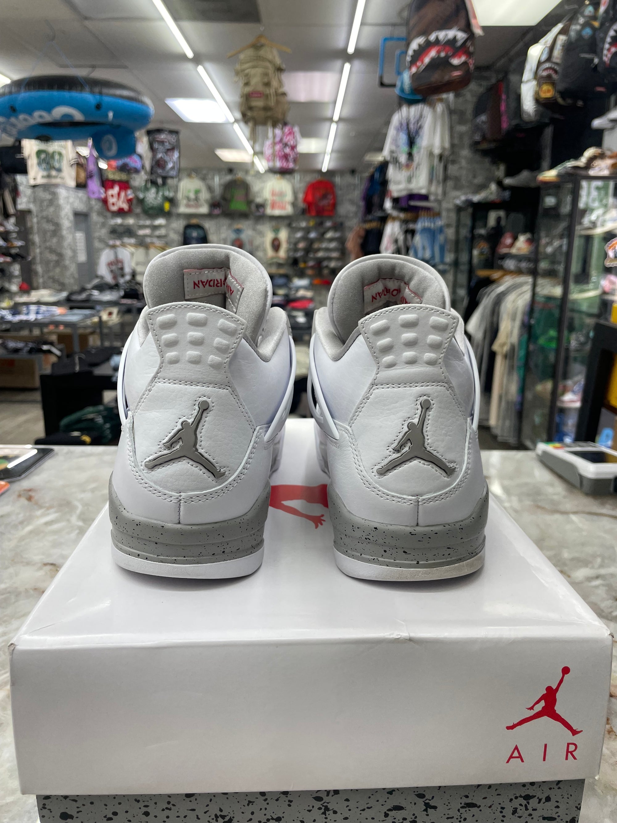 Air Jordan Retro 4  “White Oreo" *Size 8 Preowned* (CT8527-100)