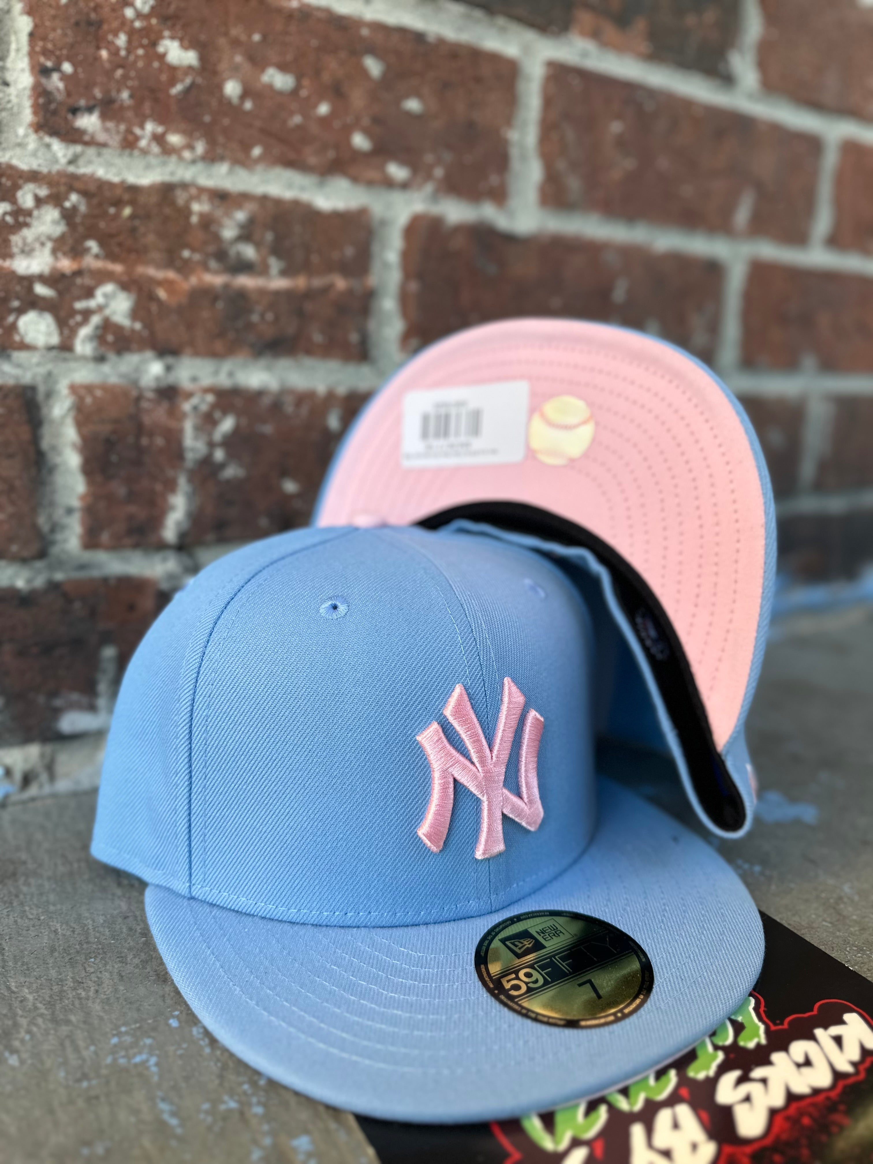 New Era 59Fifty Fitted "New York Yankees" Baby Blue/ Pink