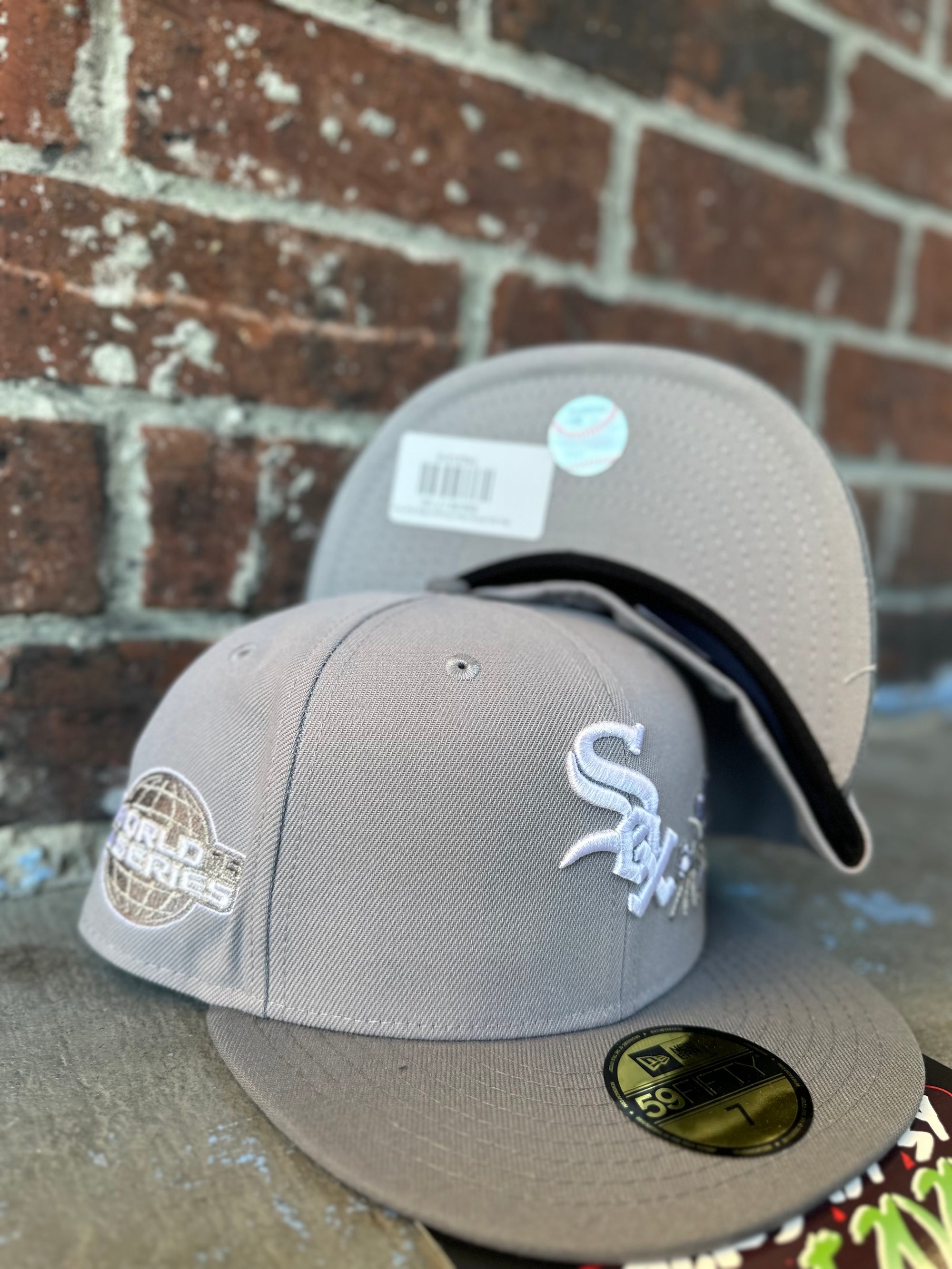 New Era 59Fifty Fitted "Chicago White Sox" Rose 2005 Grey World Series